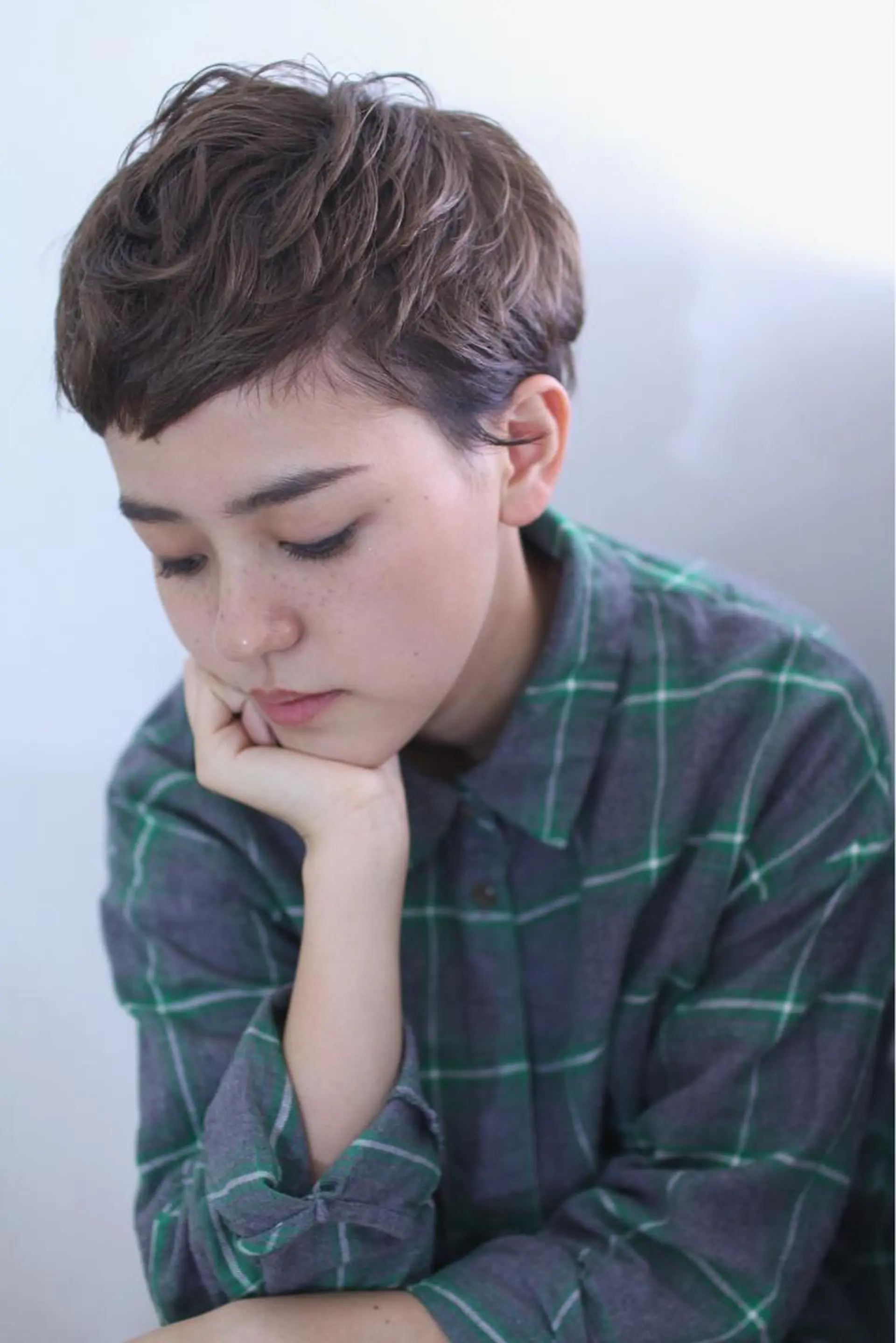 ショート カラー パーマ 下北沢 soiのヘアスタイル