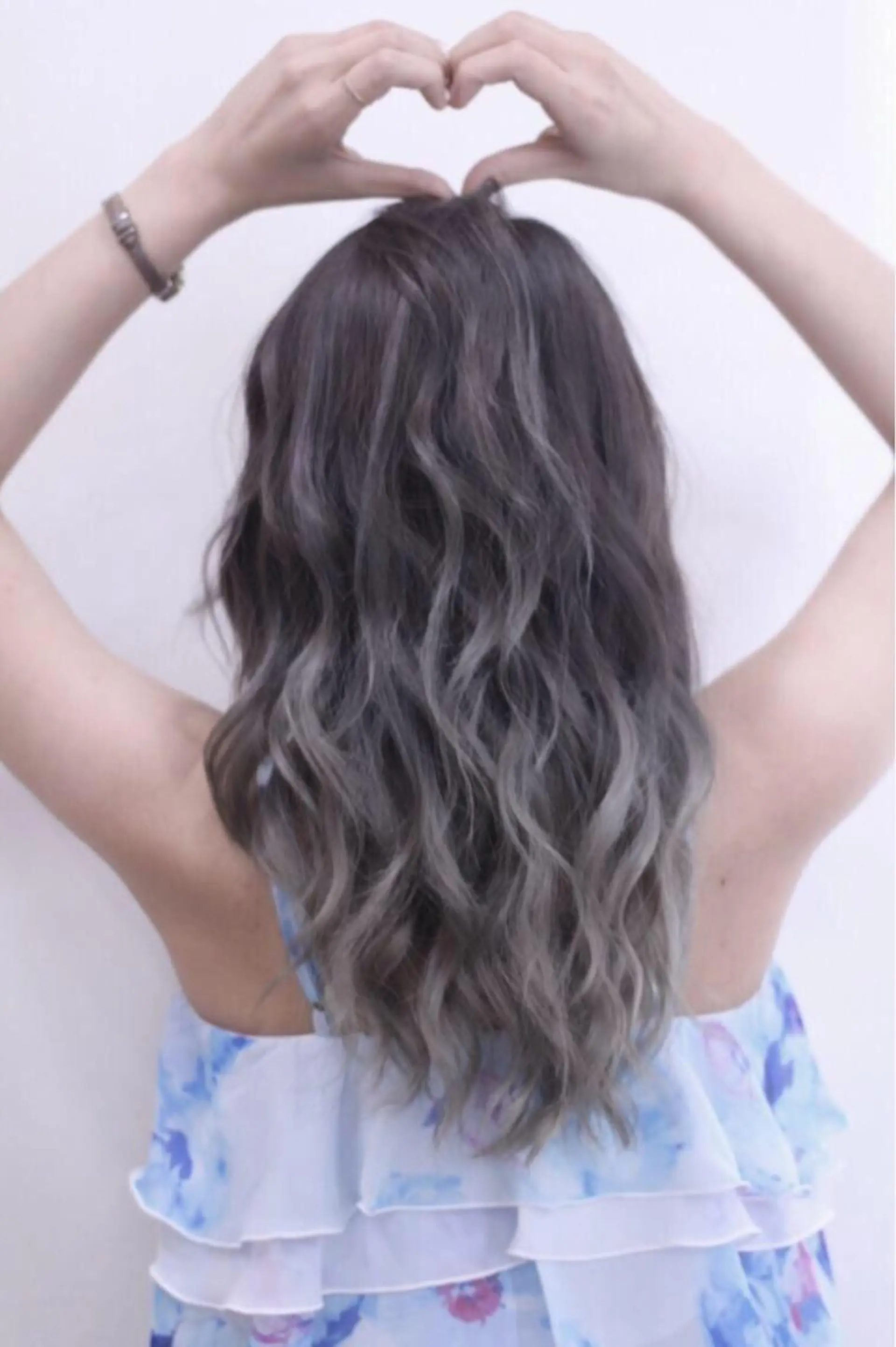 ロング カラー チビ編み込みエクステ シールEXどぅ〜すのヘアスタイル