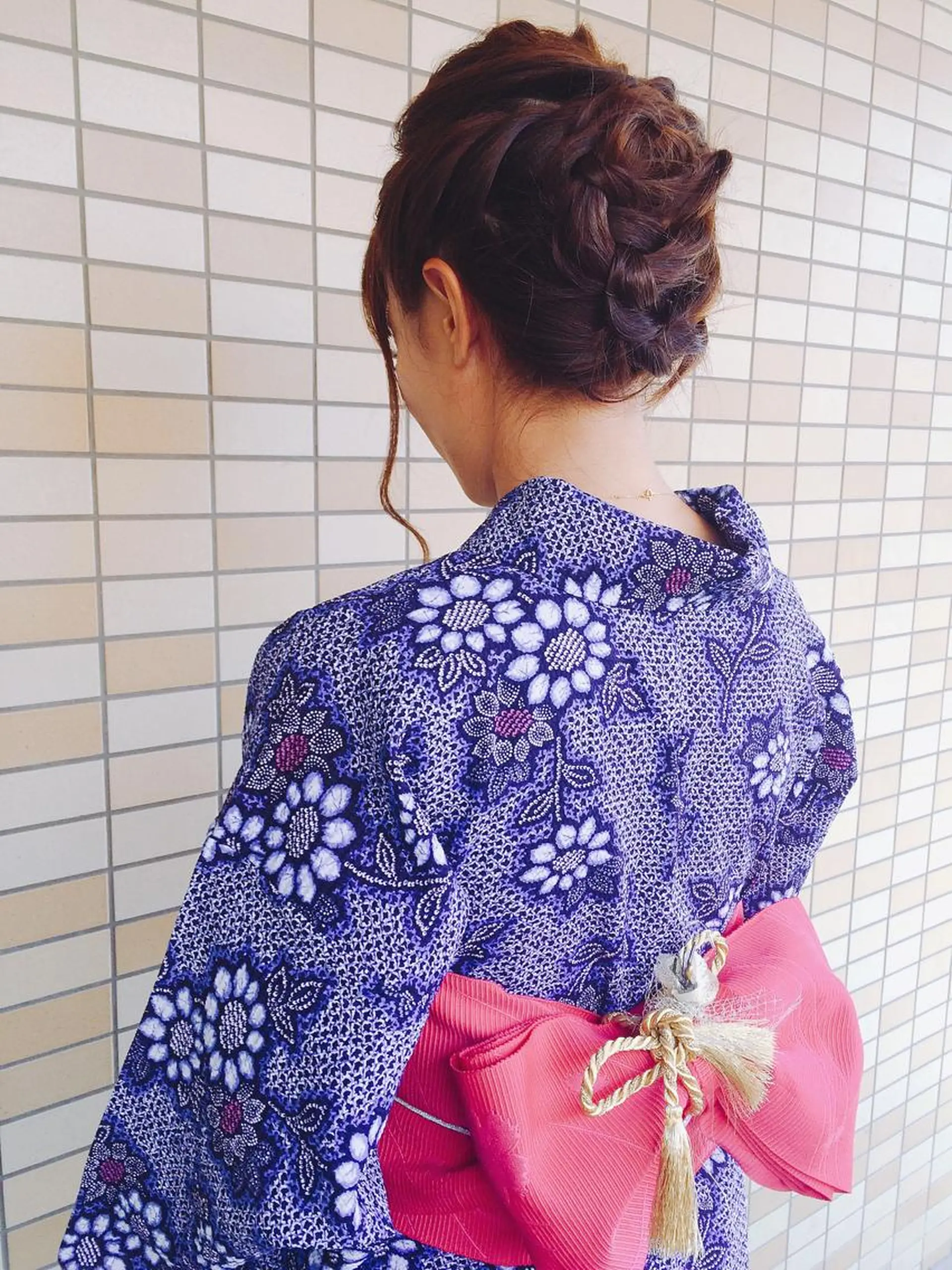 ヘアアレンジ 髪飾り 浴衣 大野 まゆのヘアスタイル