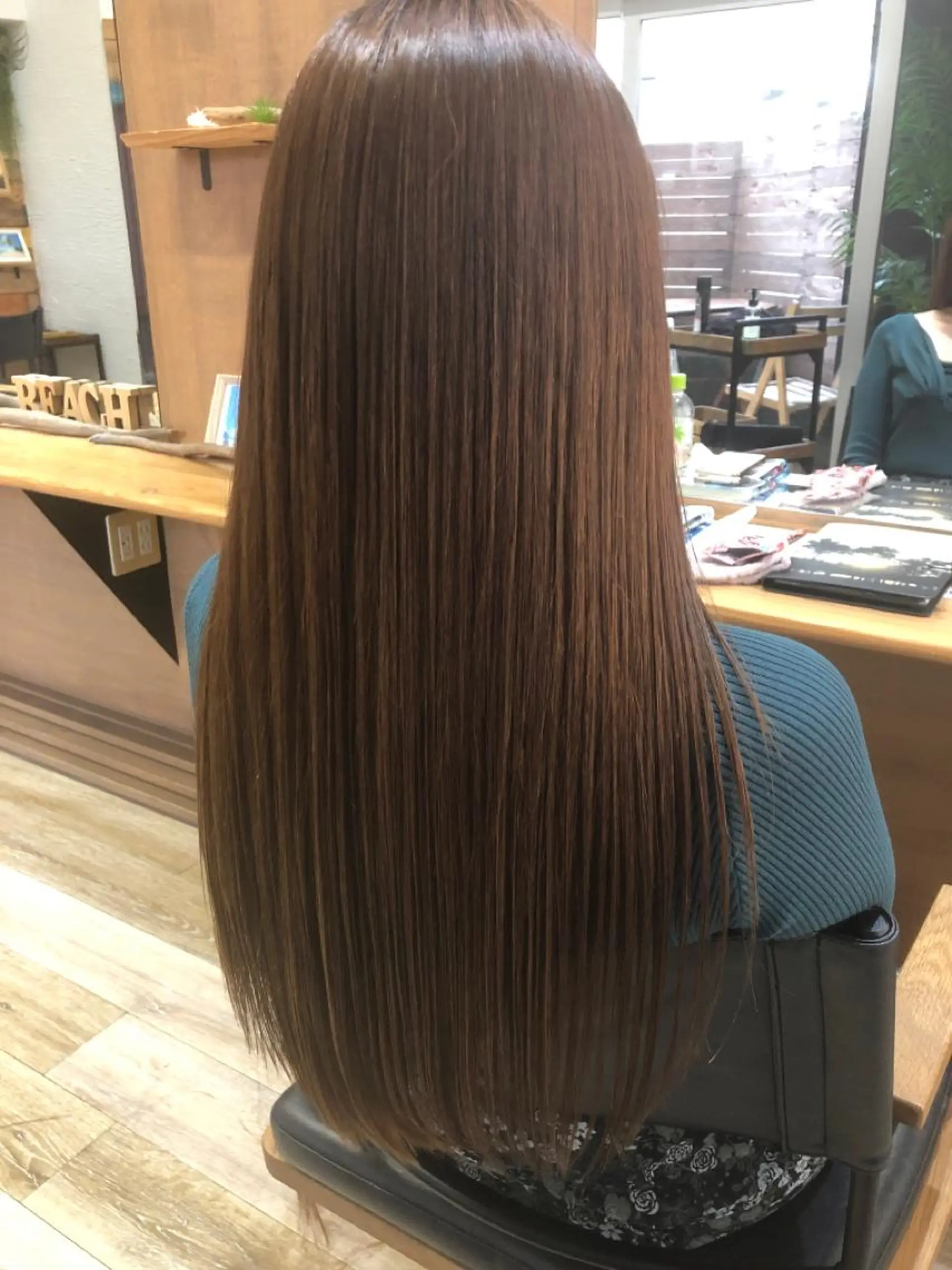 ロング 縮毛矯正 カット 縮毛矯正 トリートメント hair salon Arllon(アルロン)所属・酸性縮毛矯正　美髪 特化サロン　八百村のヘアスタイル