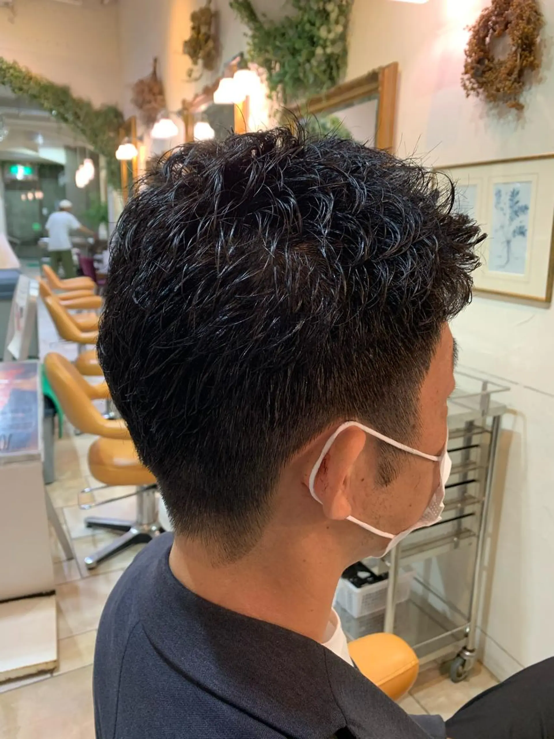 パーマ メンズ オブヘア鷺沼所属・立石 タテイシのヘアスタイル