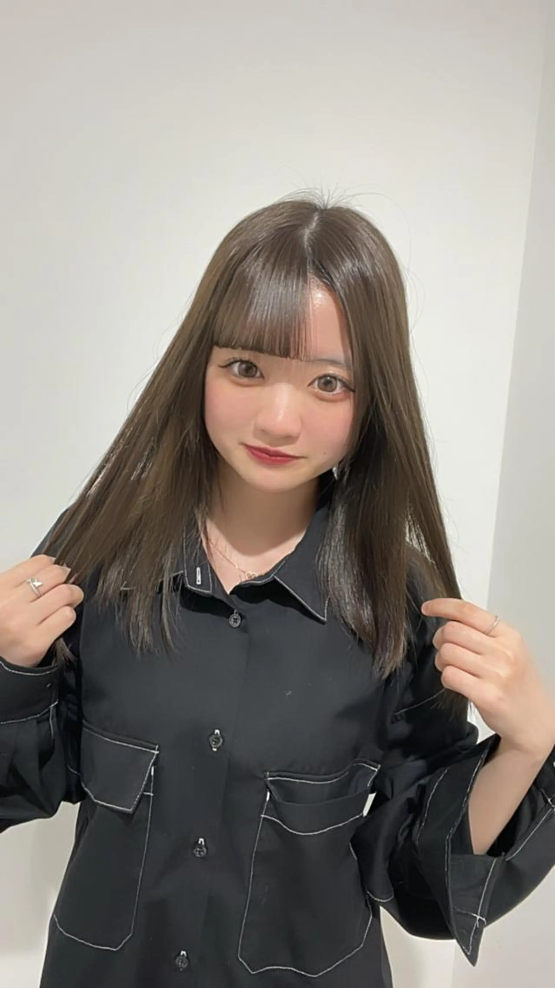 ロング カラー 髪質改善/縮毛矯正 艶カラー/珠聡のヘアスタイル