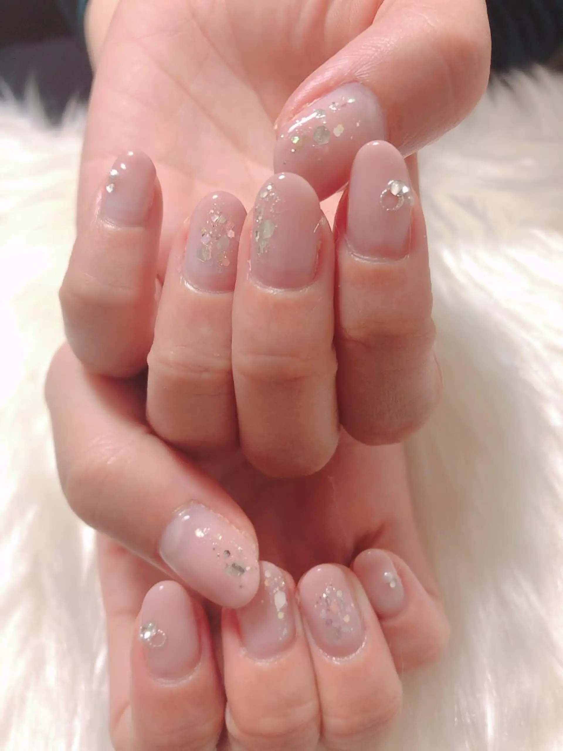 ネイル キラキラネイル ラメ(グリッター) kiki nail 二子玉川のネイルデザイン