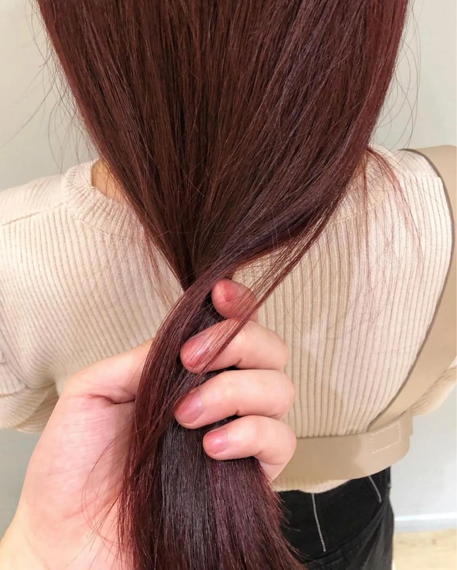 ミディアム カラー ケアブリーチ/ エクステ/レイヤーのヘアスタイル