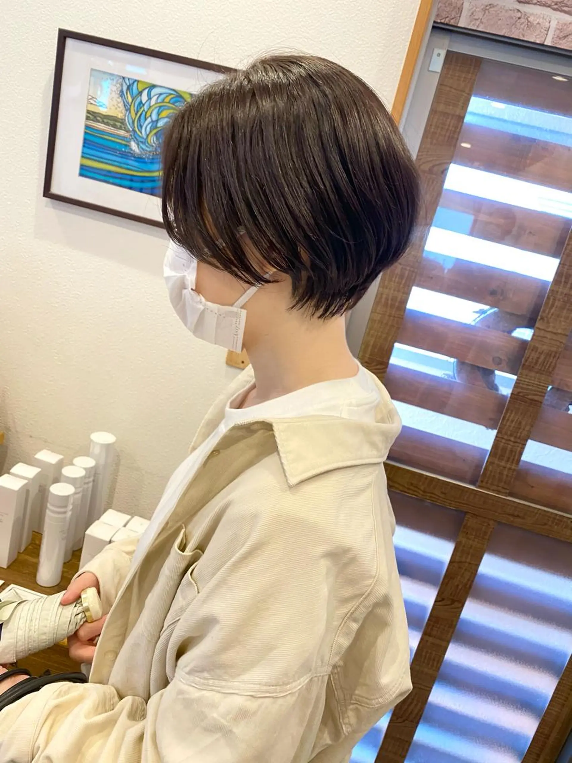 ショート カラー カット ヘアカラー トリートメント ショート、ボブ シマダマサトのヘアスタイル