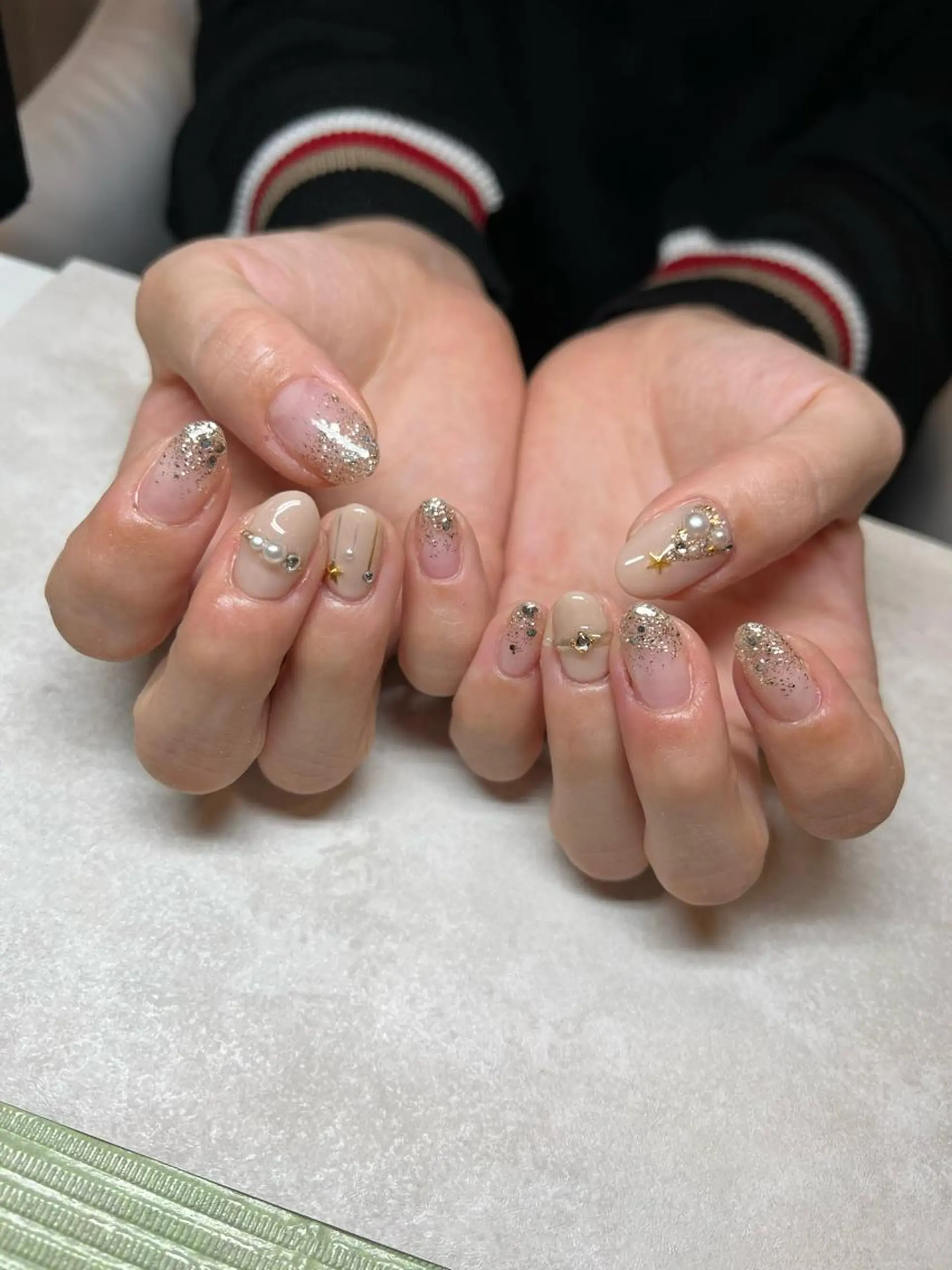 ネイル 冬ネイル クリスマス ハンドネイル tiare所属・tiare ayaのネイルデザイン