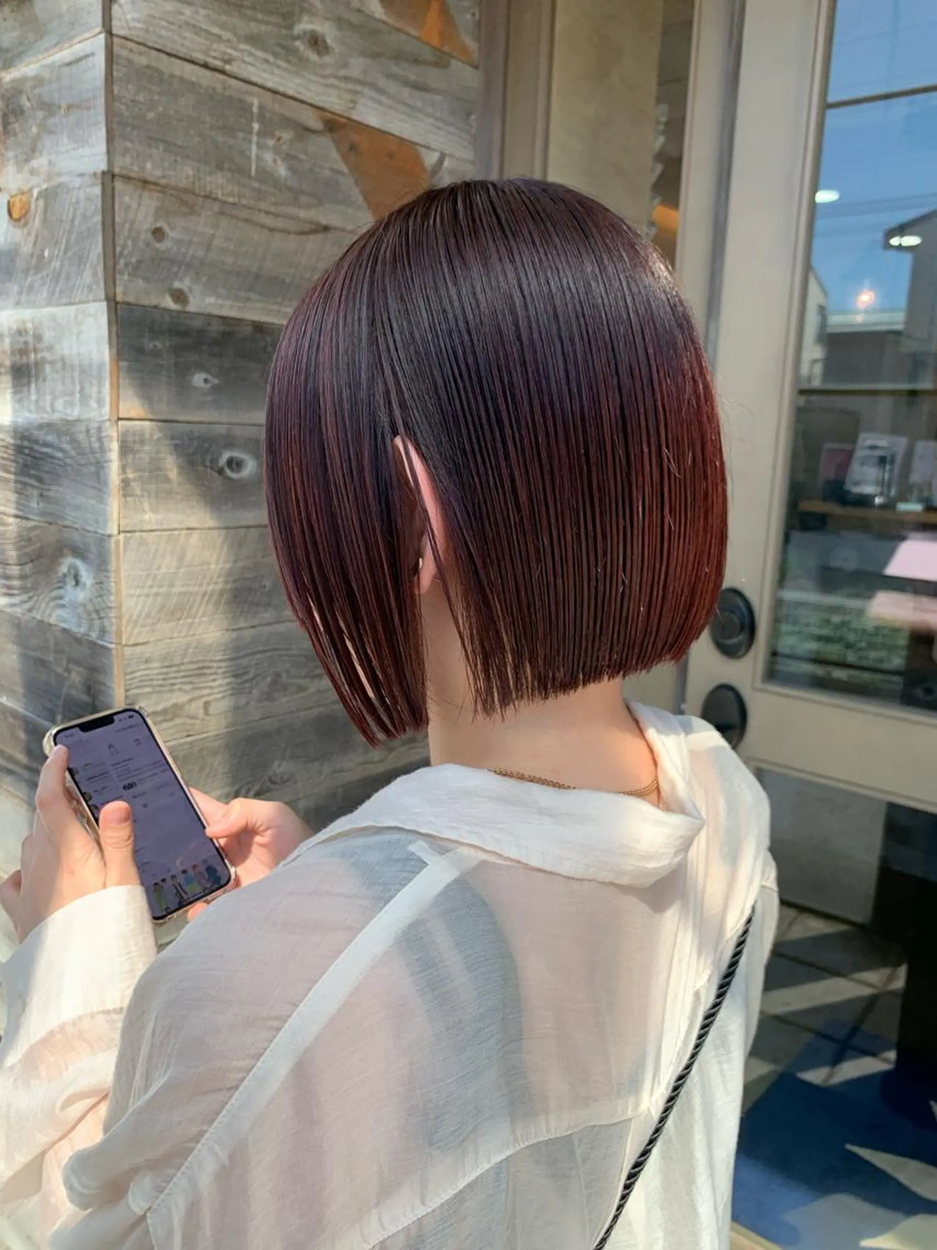 ショート longtemps所属・カワサキ マホのヘアスタイル