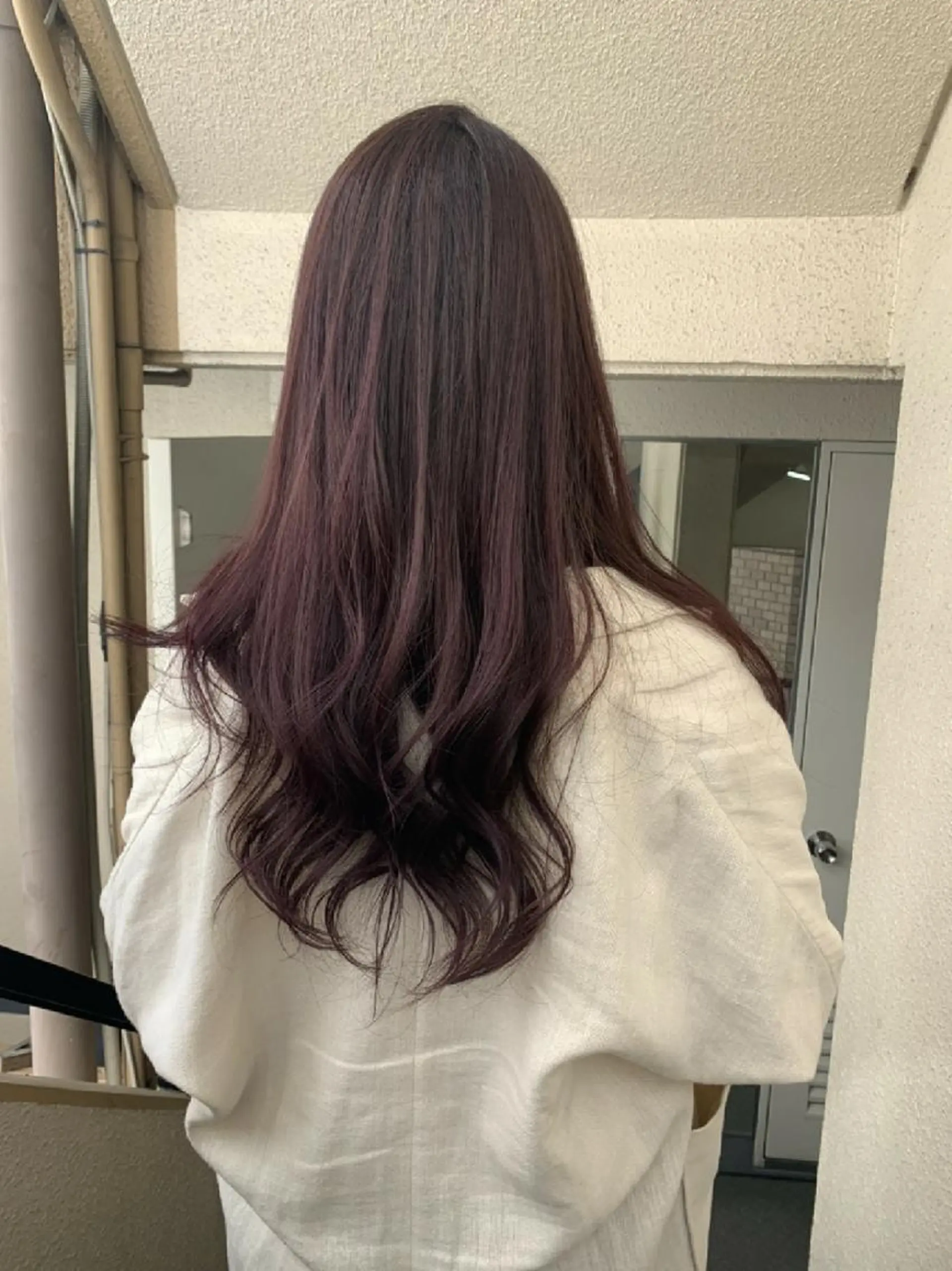 ロング カラー レッドカラー カット ヘアカラー トリートメント 🔳髪質改善🔳 岡本陽のヘアスタイル