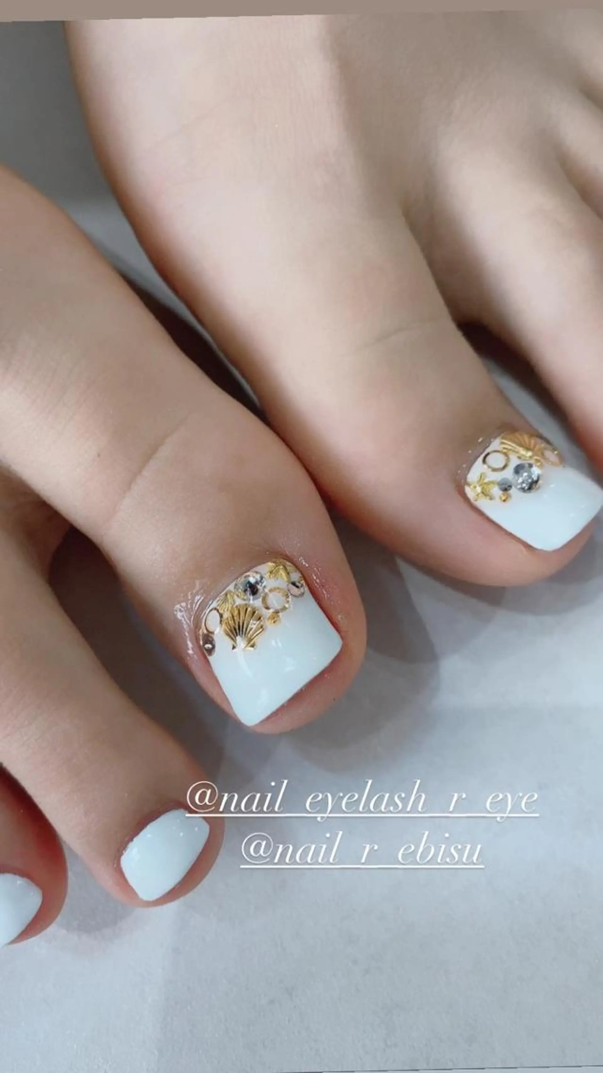 ショート フットネイル JNA認定講師🌸 RIEのネイルデザイン