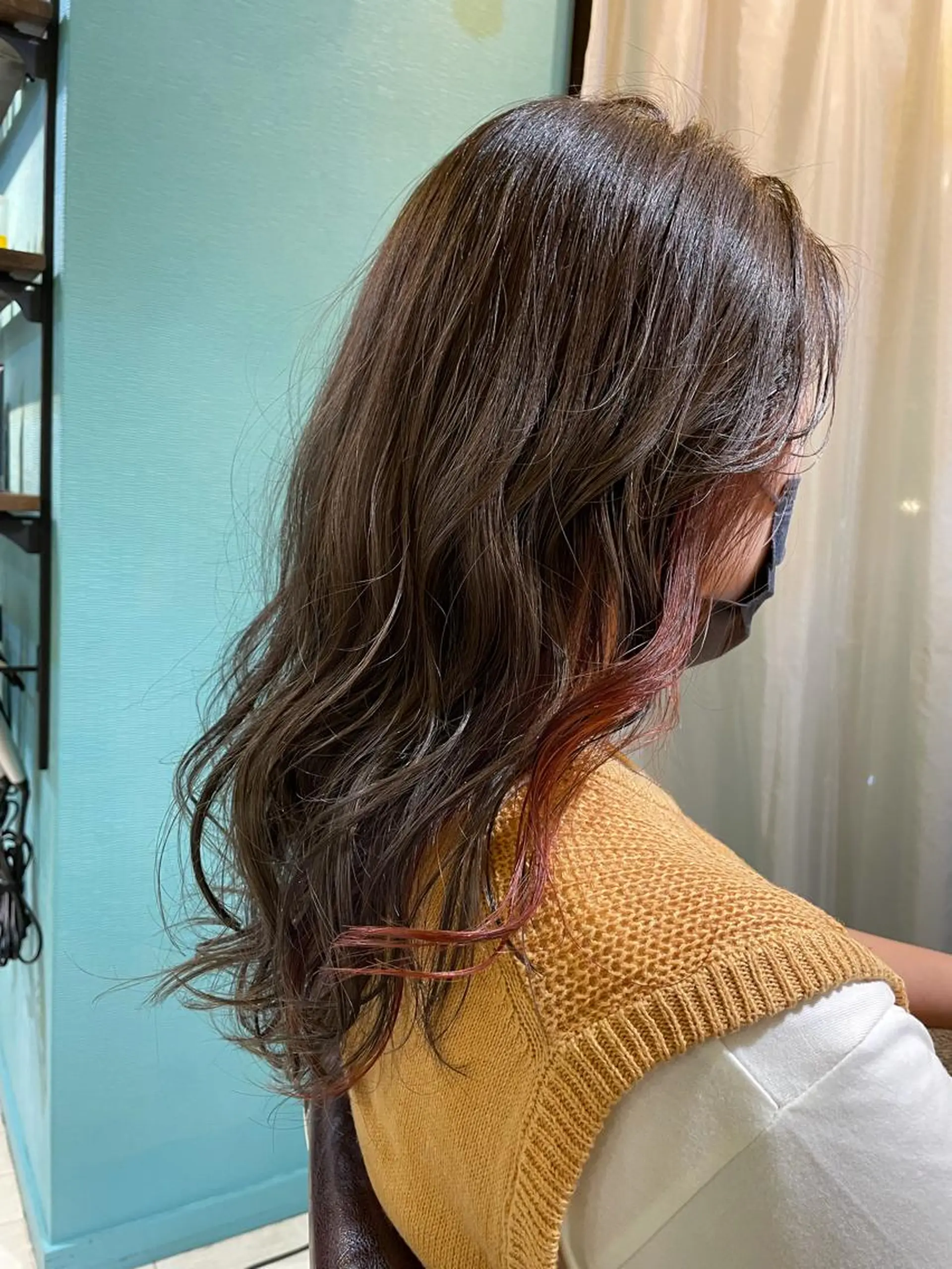 ロング アッシュ アッシュグレー アッシュグレージュ ヘアカラー Share Salon Reco【GARDEN】所属・末石 智のヘアスタイル