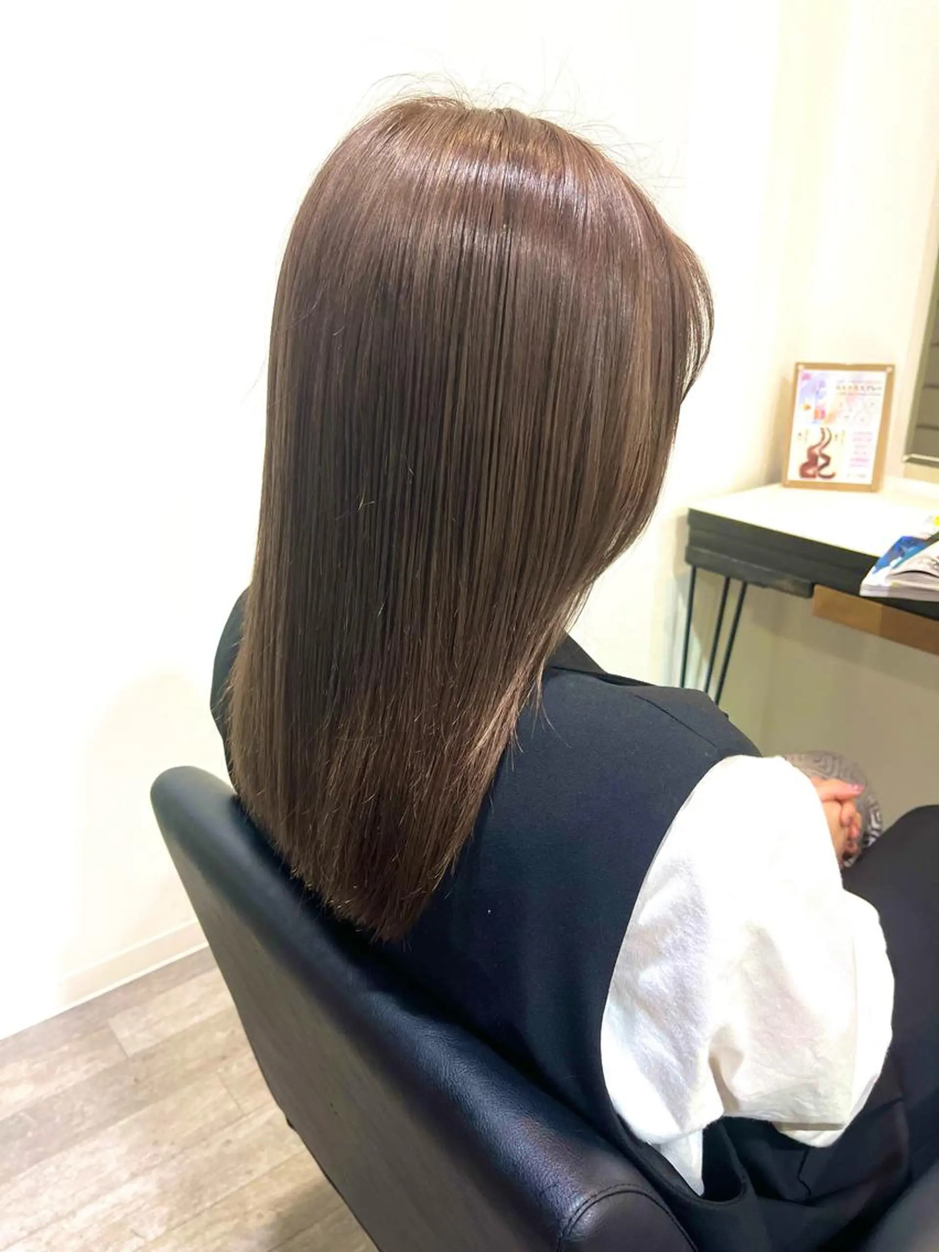 ロング カラー ベージュカラー ラベンダーカラー ラベンダーベージュ unpeuhair二条店所属・長岡 美紀のその他イメージ