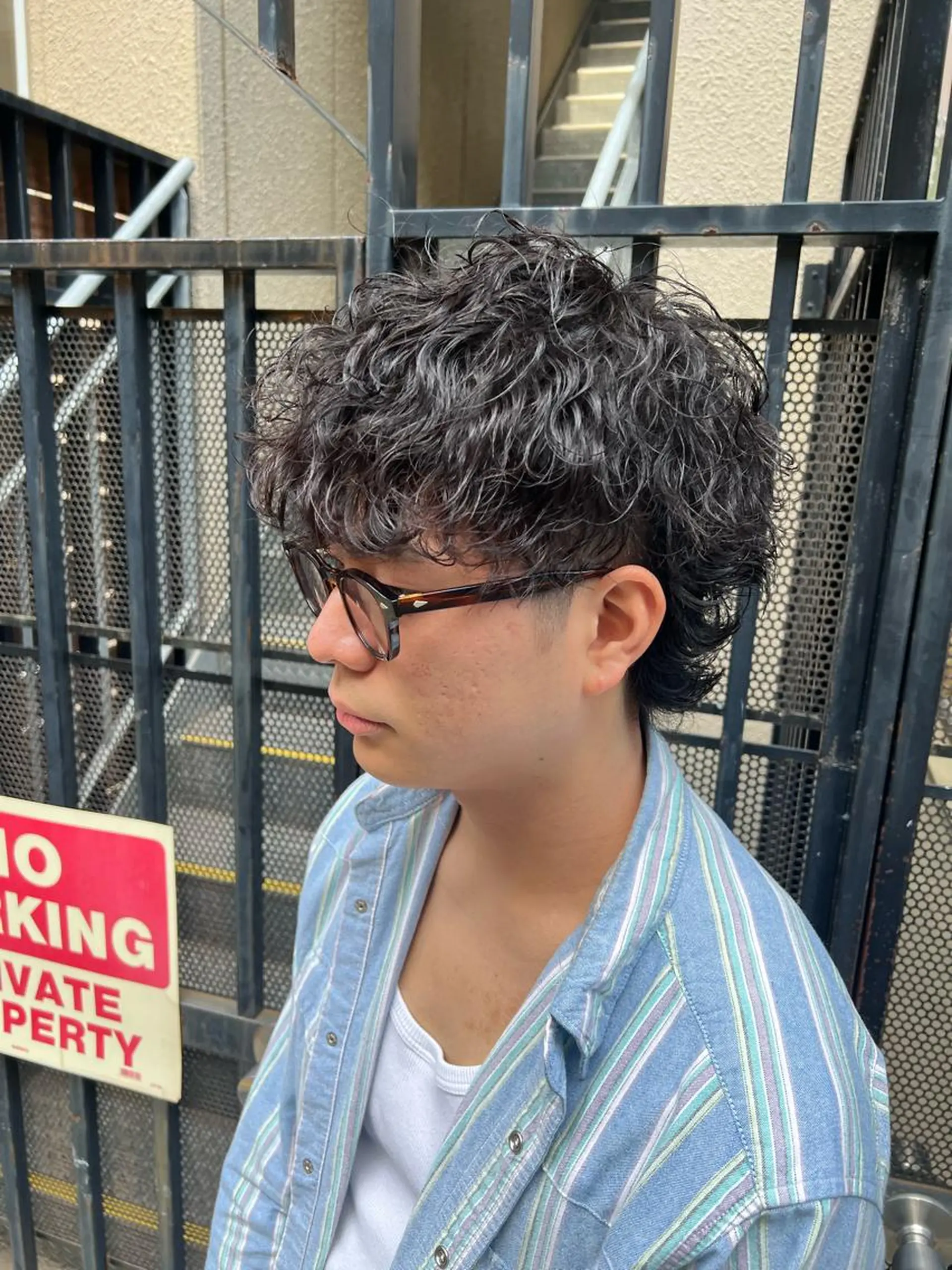 ショート カット パーマ バレイヤージュ職人 🔥代表YU-SHIのヘアスタイル