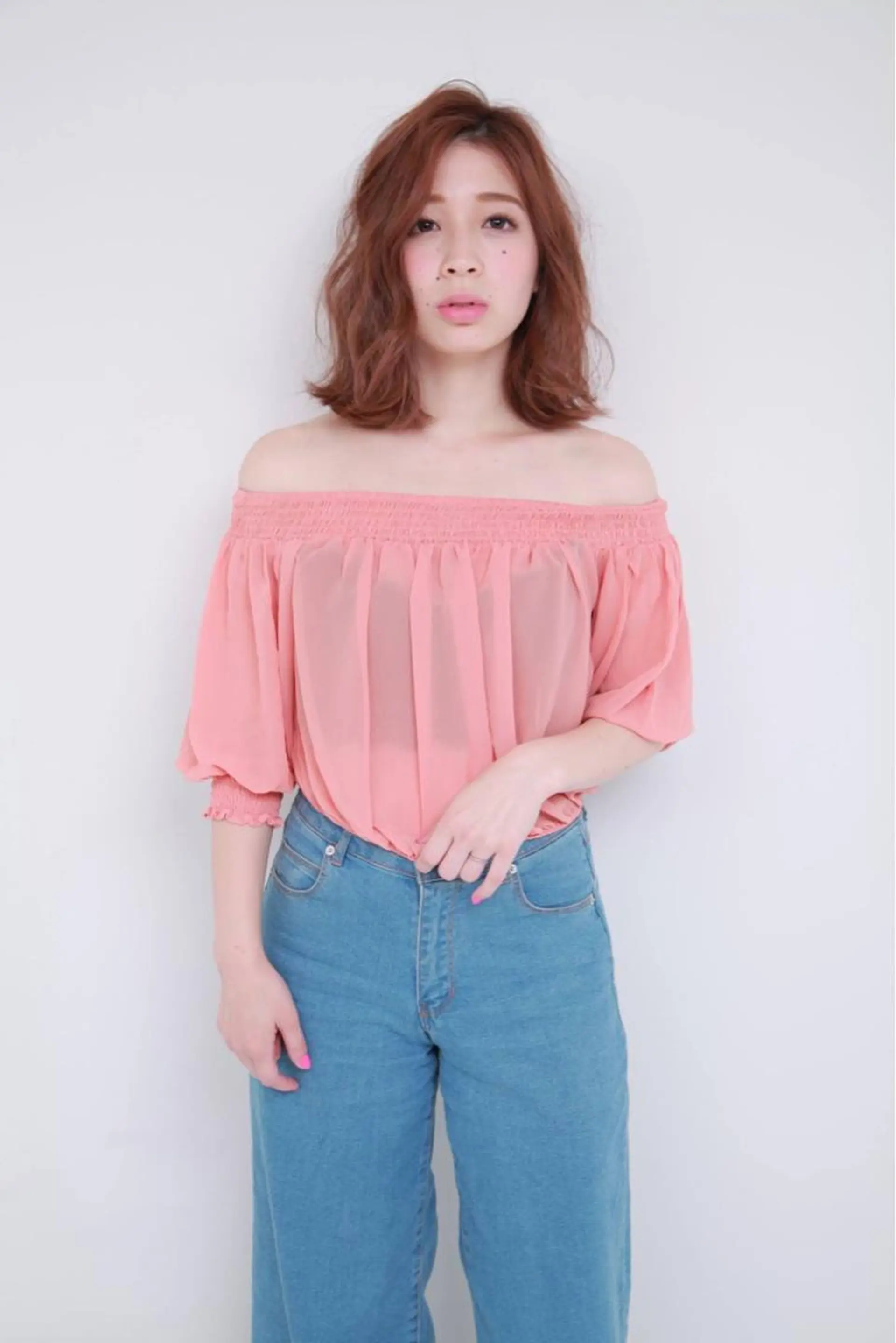 ミディアム カラー ヘアアレンジ knock【ノック】所属・烏丸韓国ヘア🇰🇷 ayaka🎀のヘアスタイル