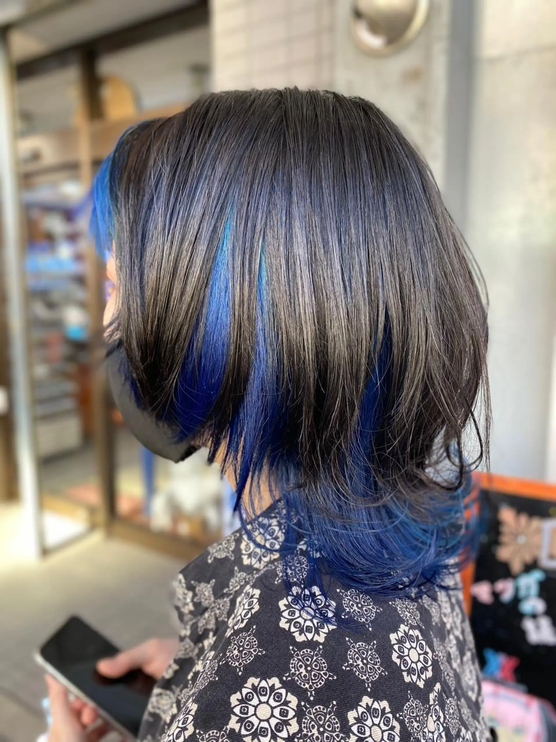 ミディアム ヘアカラー ゆぴ☾‪/推しカラー /ハイトーンのヘアスタイル