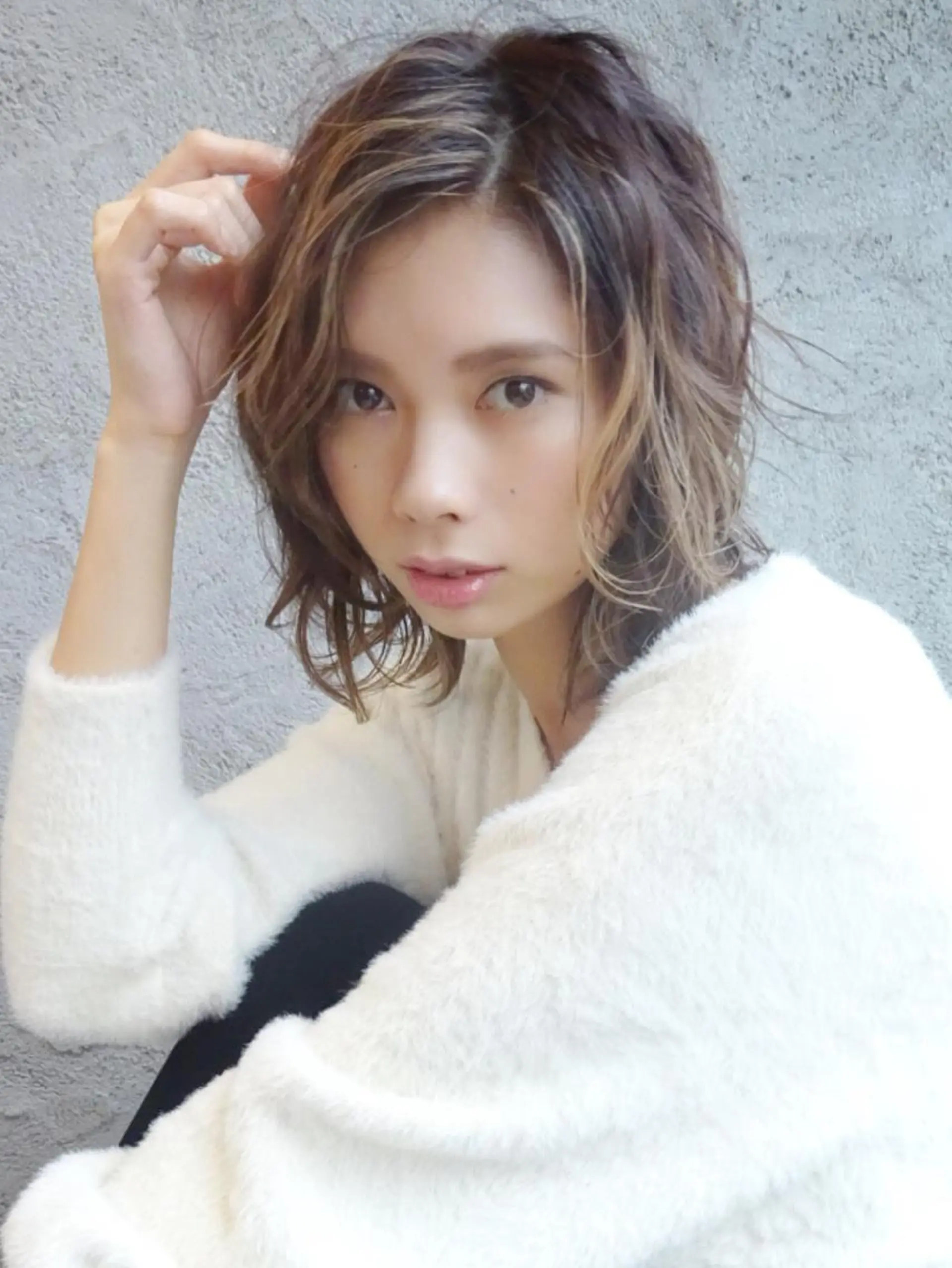 ショート カラー ハイライトカラー ハイライト EMANON天神所属・Hitomi Ezakiのヘアスタイル