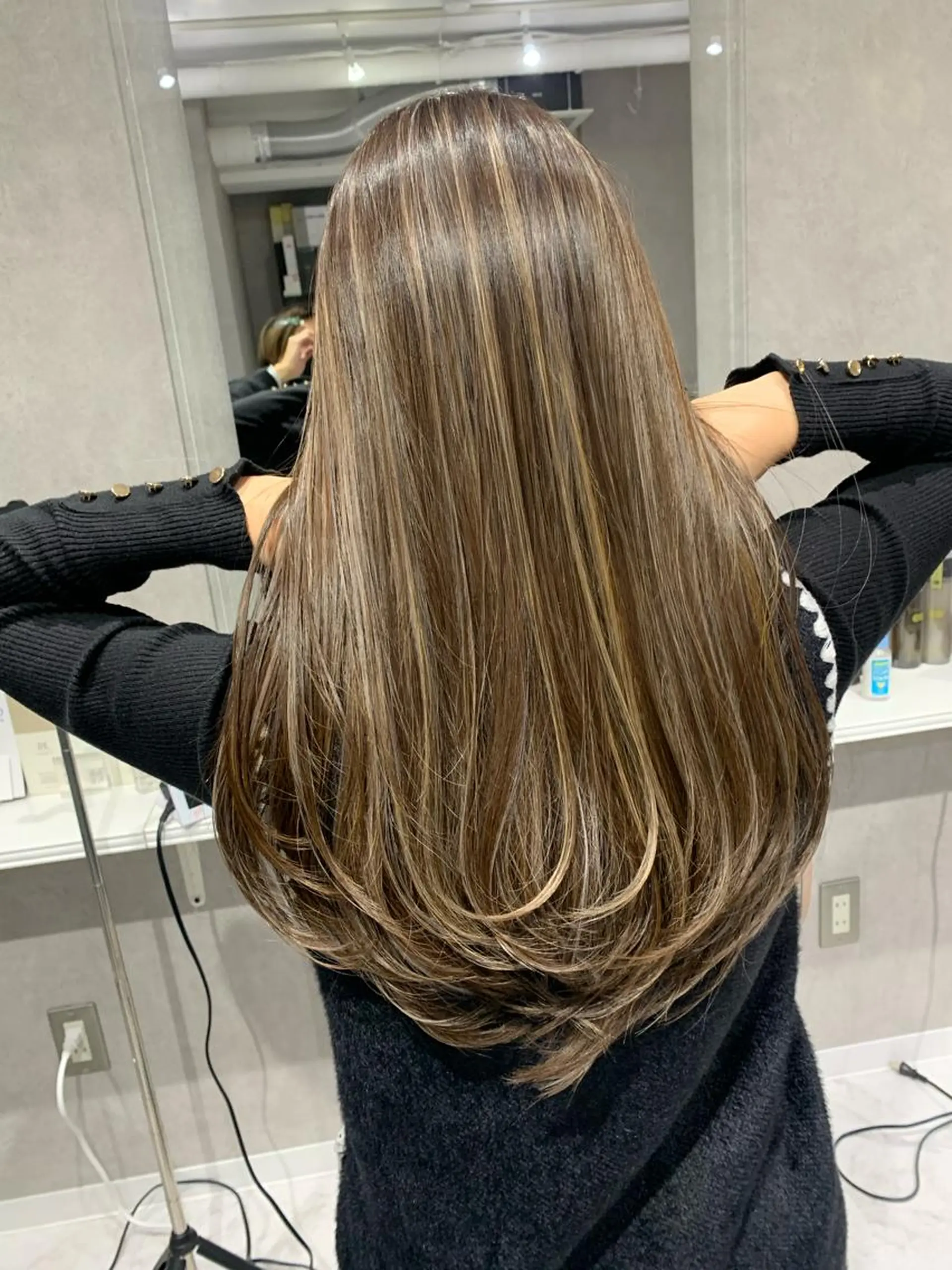 ロング カラー ヘアカラー トリートメント STELLA所属・心斎橋なんば 大野竜輝のヘアスタイル