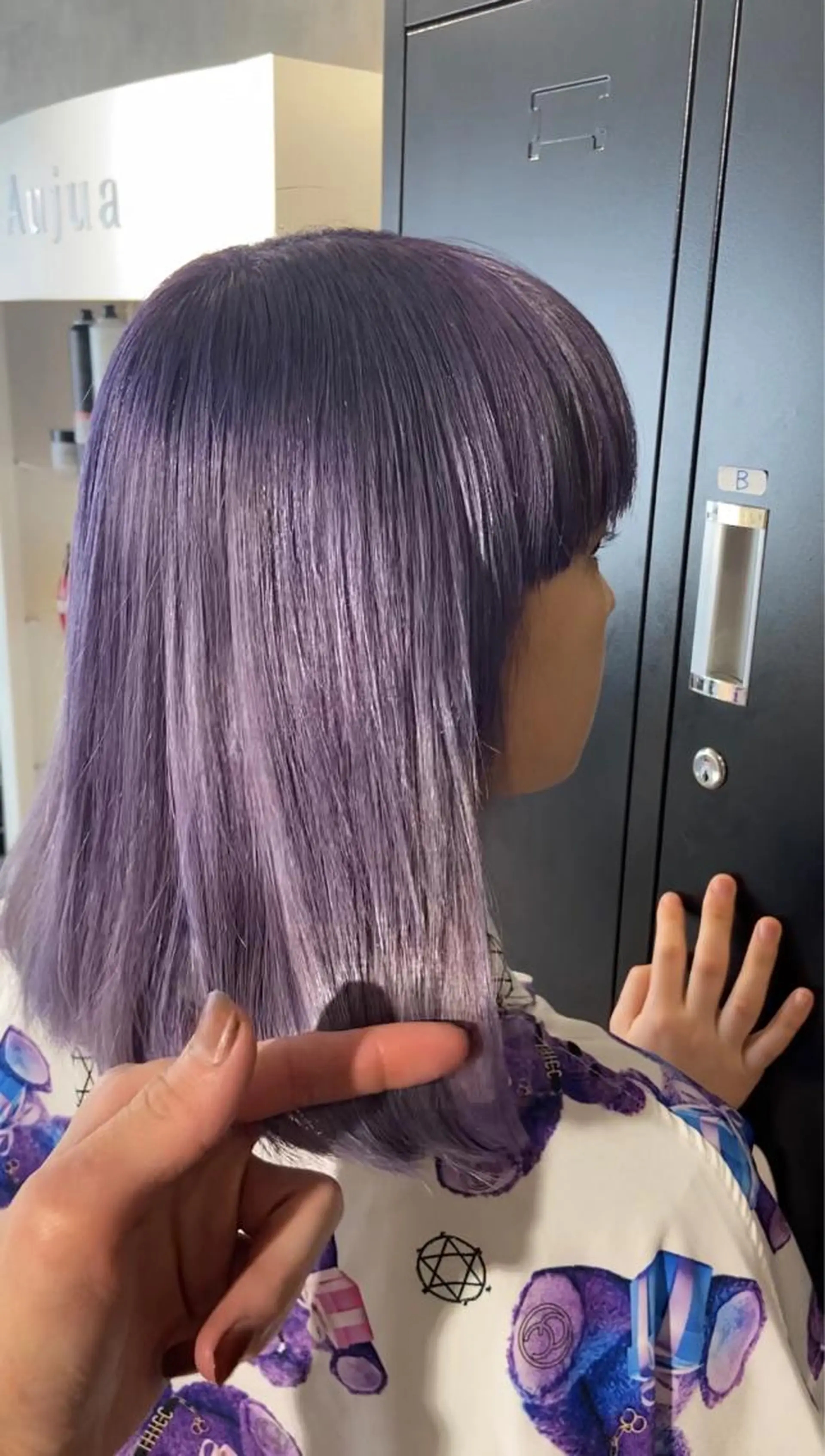 セミロング カット ヘアカラー トリートメント ヘッドスパ Selene 難波店 店長SHINTANIのヘアスタイル