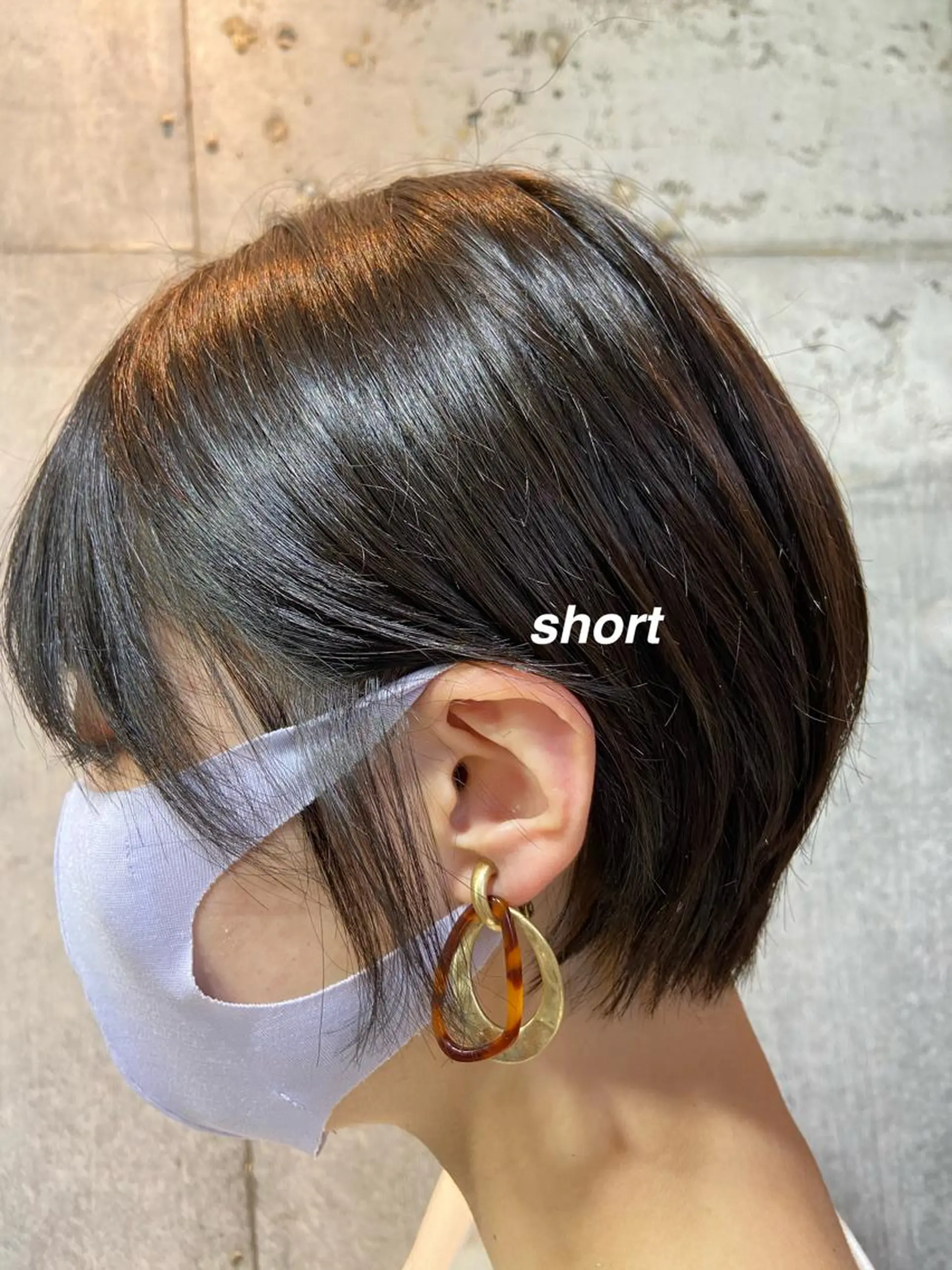 ショート 暗髪/艶髪/Ono .のヘアスタイル