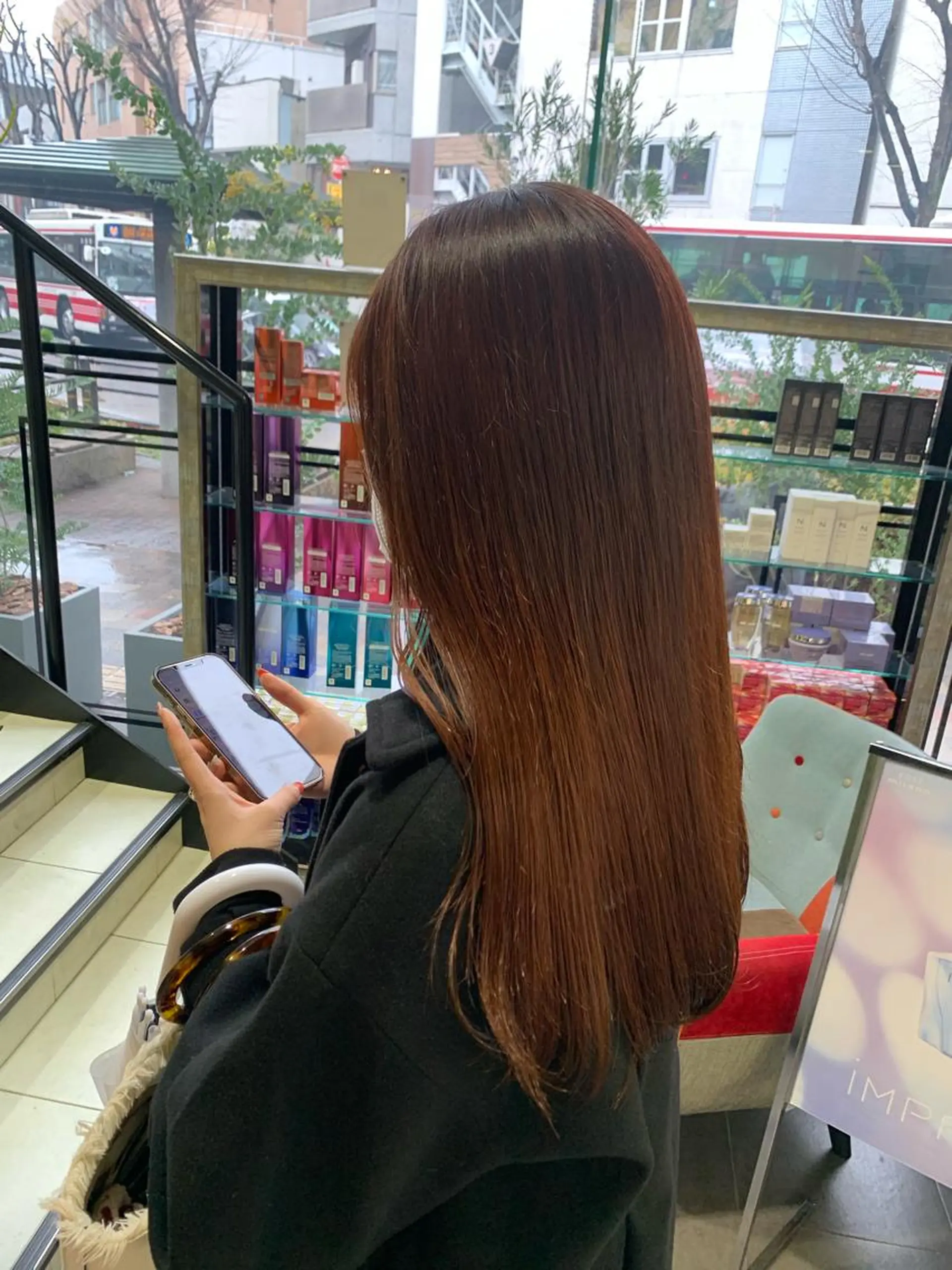 ロング カラー ヘアカラー トリートメント 海外girl🤎 透明感ベージュmaoのヘアスタイル