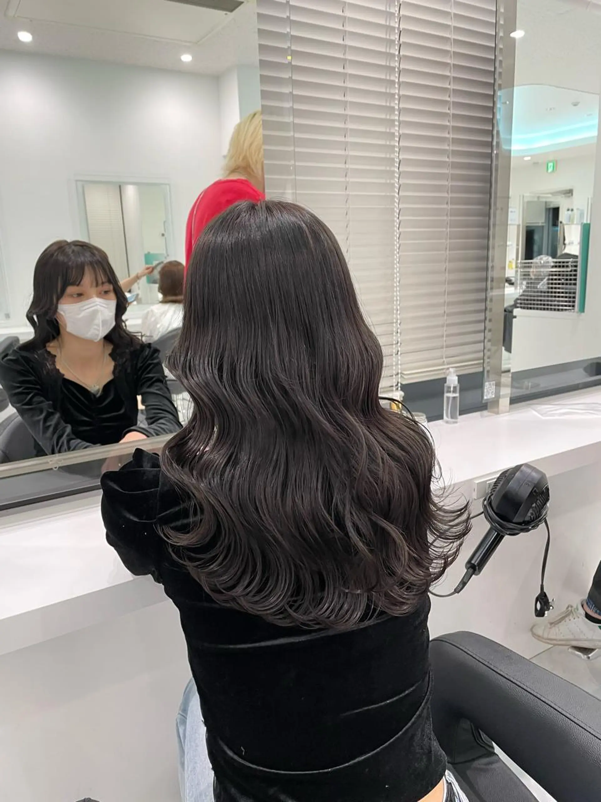 セミロング カラー ヘアアレンジ グレージュ 髪質改善/ハイトーン /新宿/Takutoのヘアスタイル