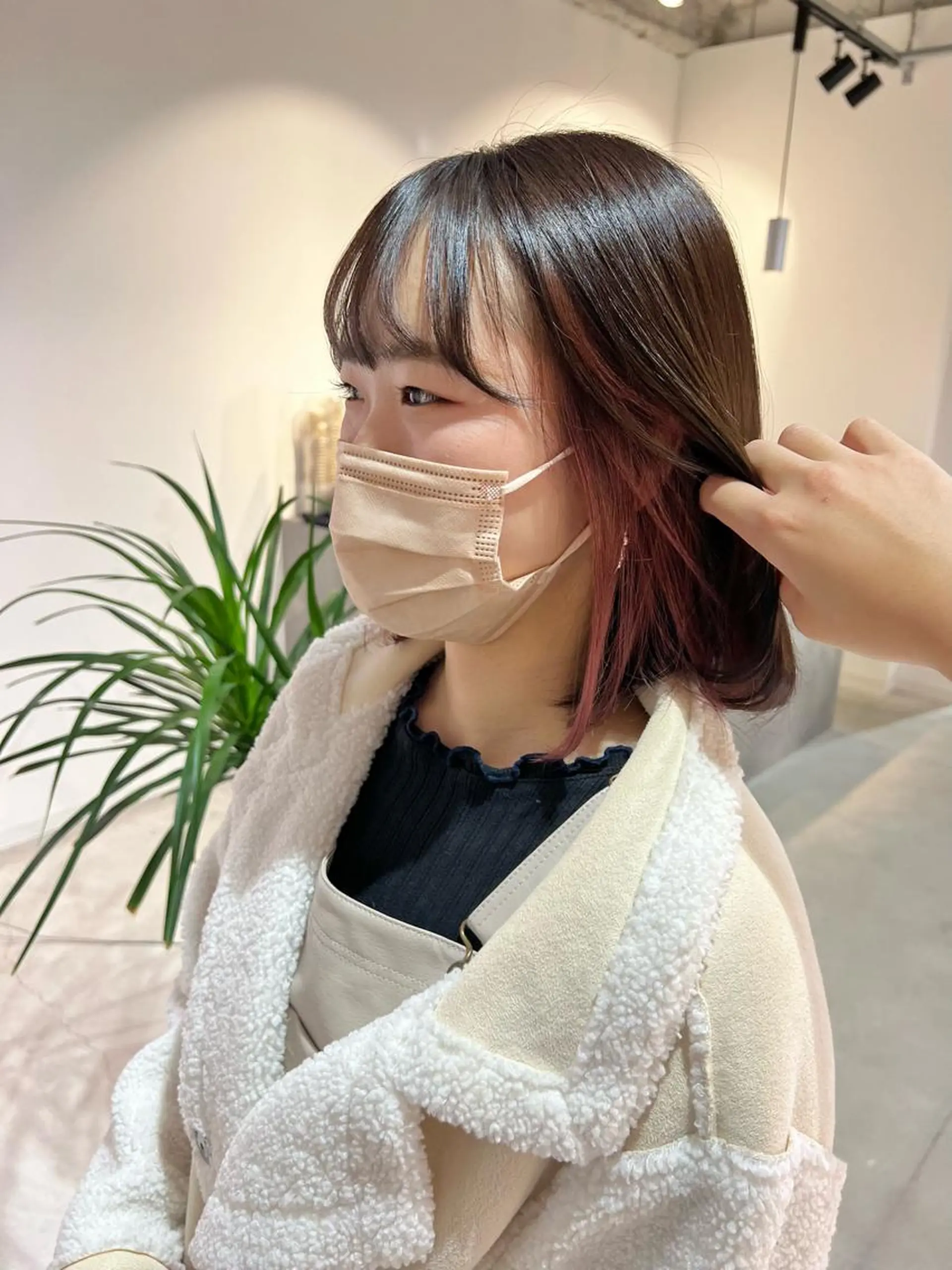 カラー ブリーチ ピンクカラー ALL HAIR所属・ALL  HAIR 大河由実のヘアスタイル