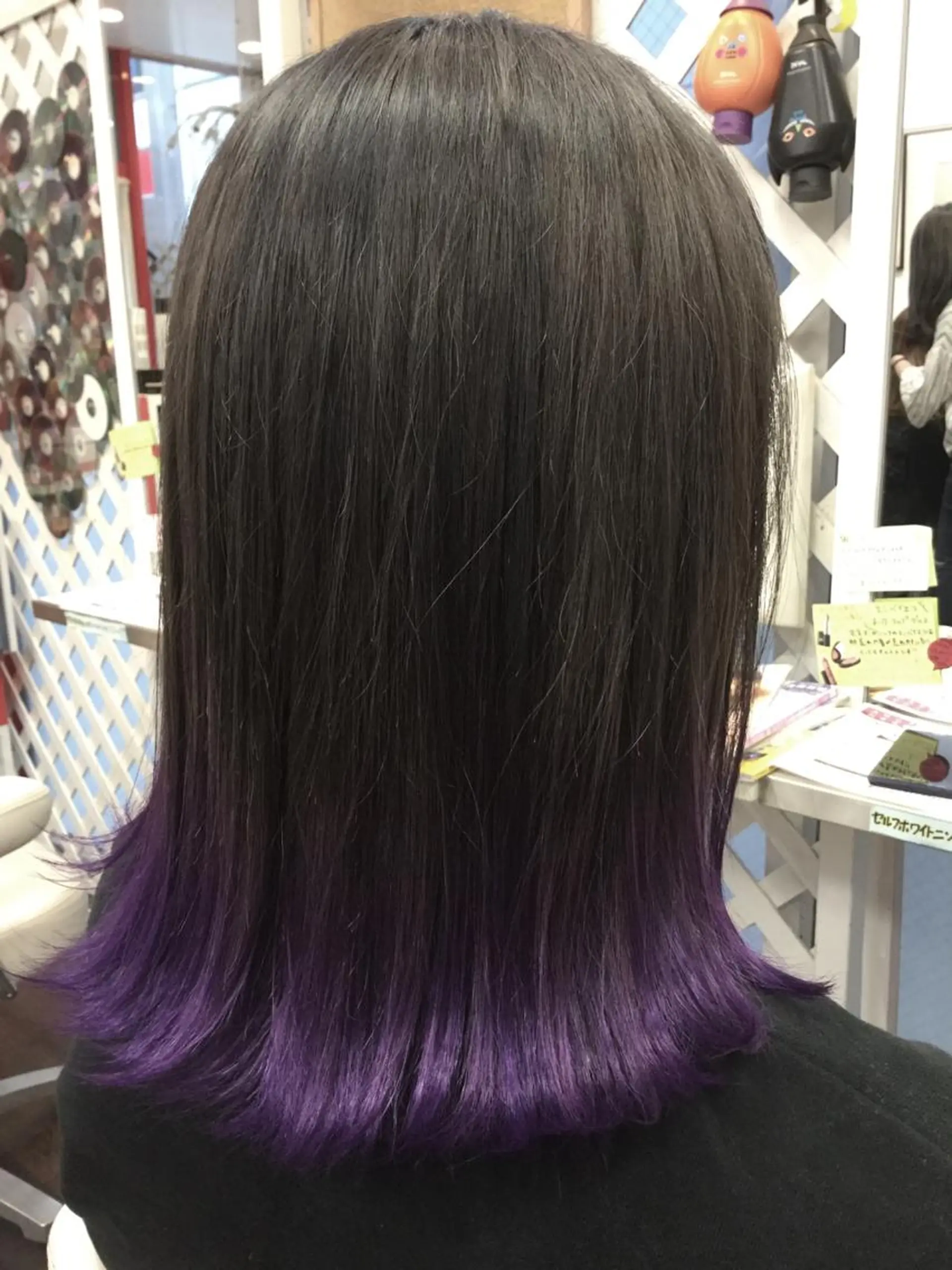 ミディアム ヘアカラー 加藤 直樹のヘアスタイル