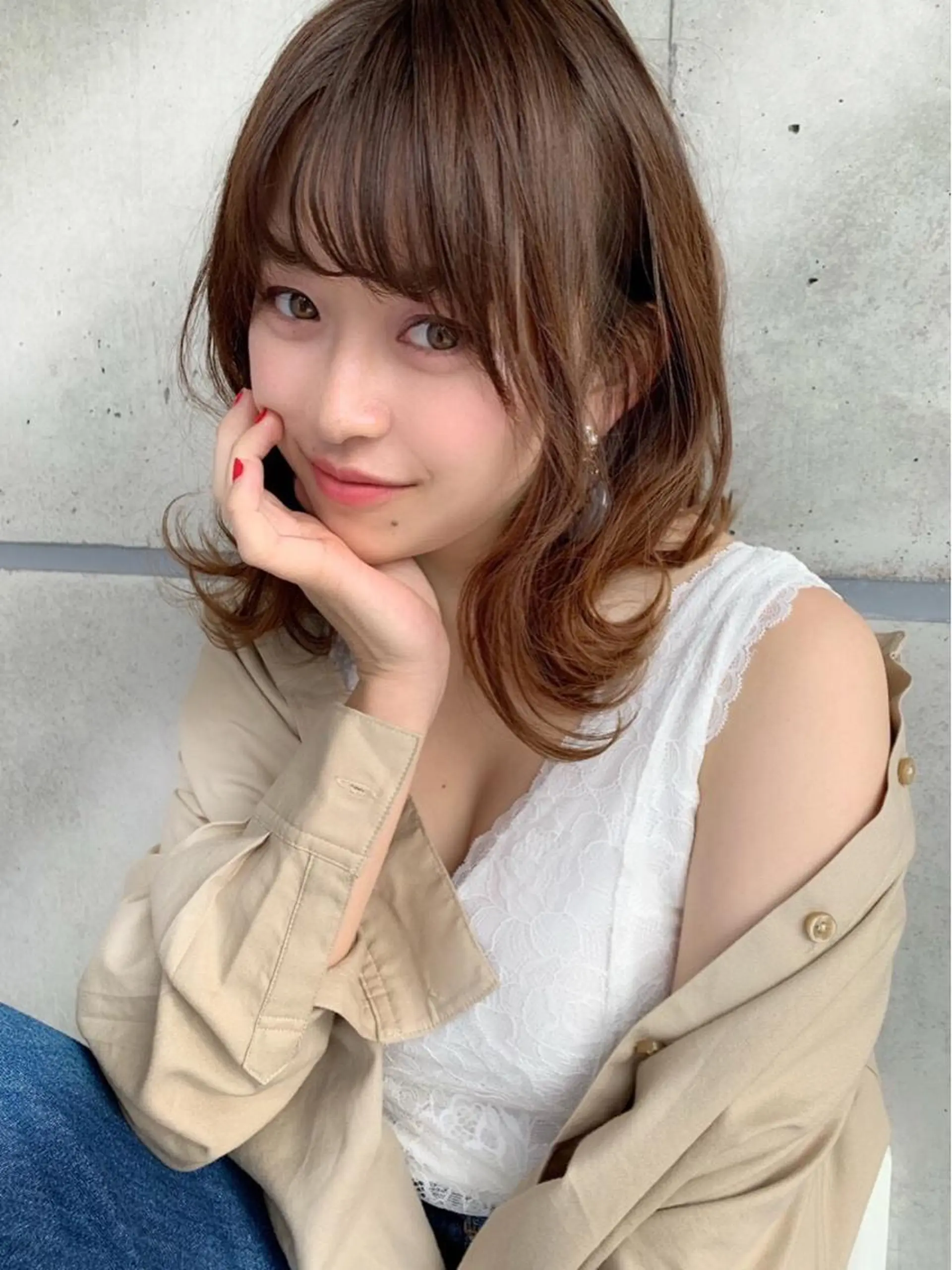 ミディアム カラー ヘアアレンジ ヘアカラー トリートメント ヘッドスパ ヘアセット ✨【公式】渋谷メンズ サロン BLUCK✨のヘアスタイル