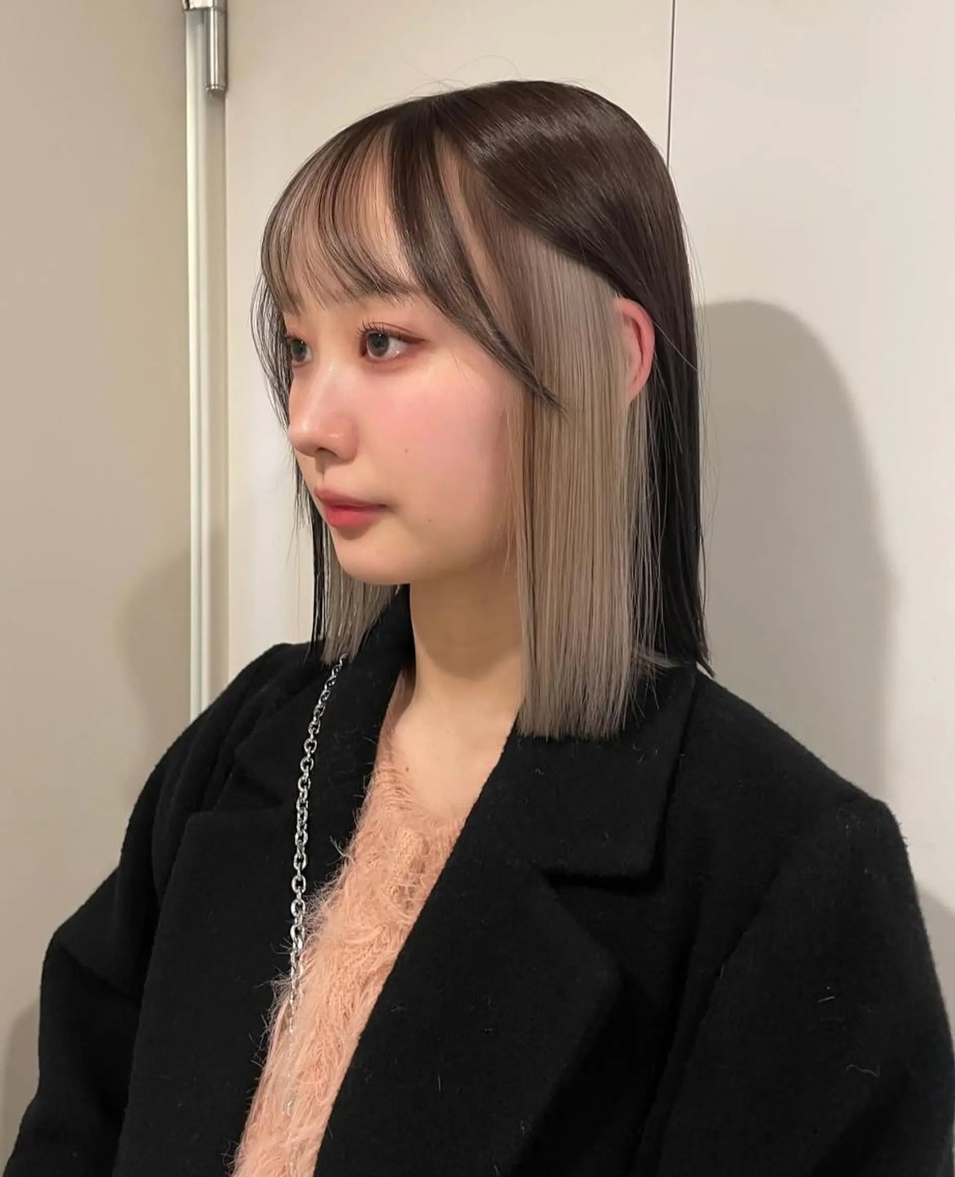 ミディアム LINDOTOKYO 梅田店のヘアスタイル