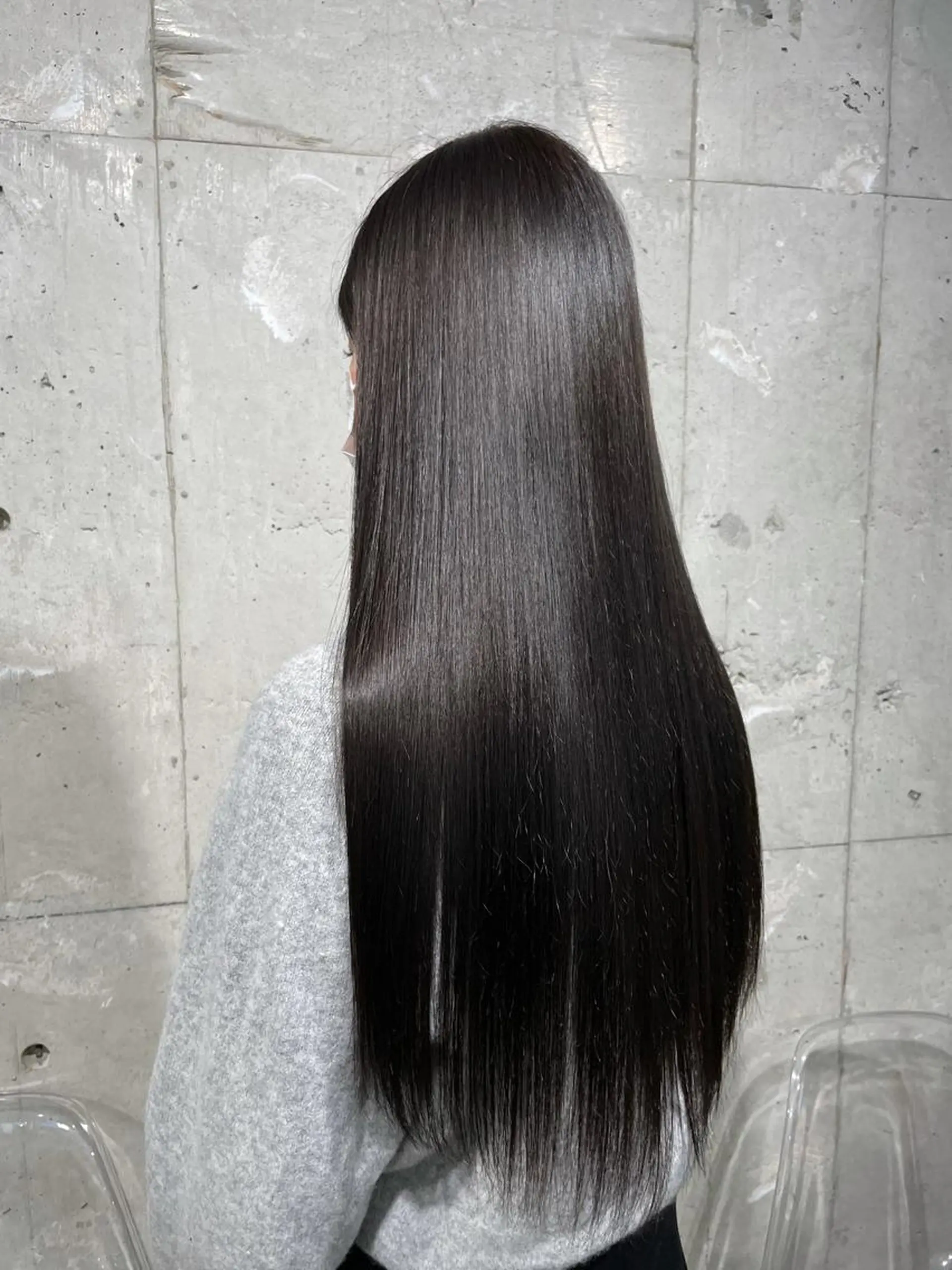 セミロング カラー パーマ 💎髪質改善縮毛矯正 SHU💎のヘアスタイル