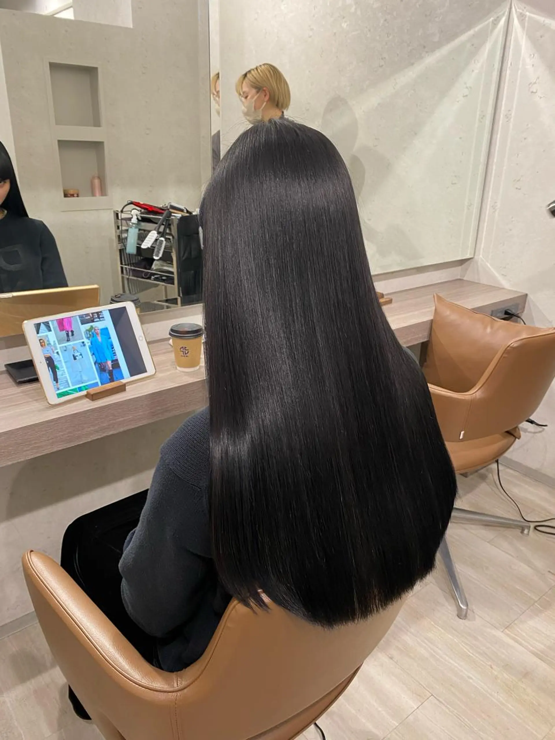 ロング メンズ特化 刈り上げない/金井のヘアスタイル