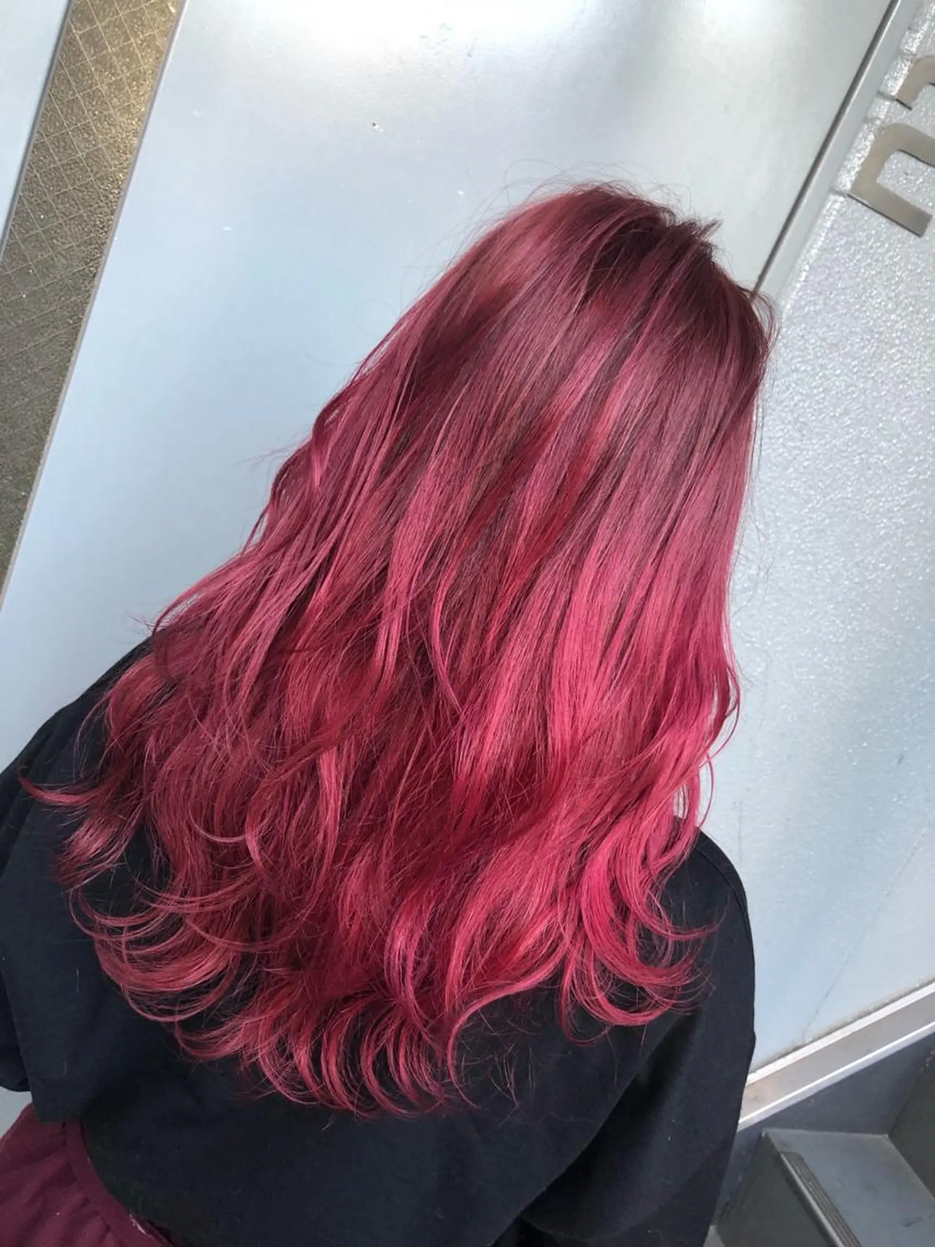 ロング カラー ピンクカラー ヘアカラー PSY(サイ)所属・PSY(サイ)池袋 金田尚久🎨のヘアスタイル