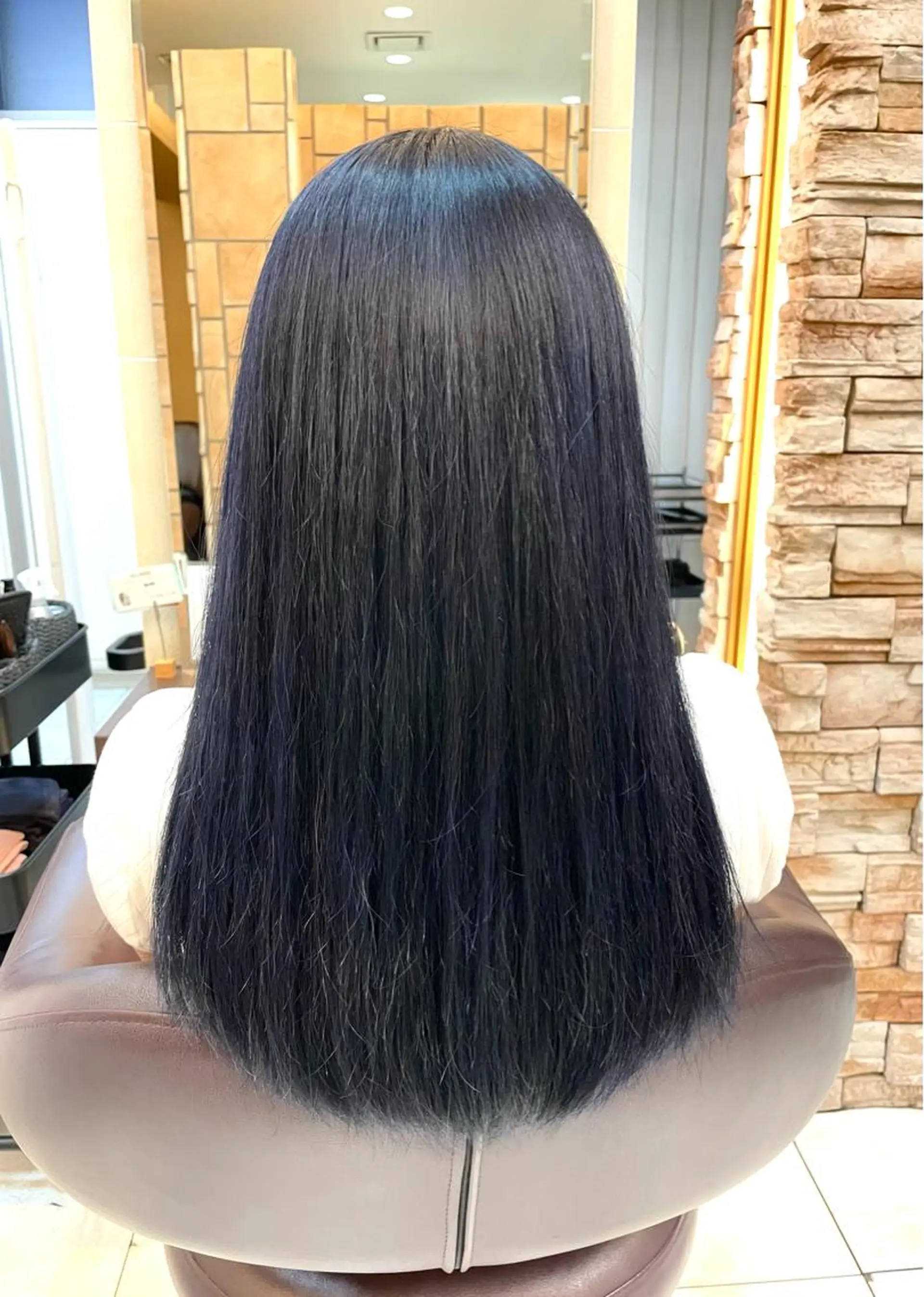 ロング ヘアカラー トリートメント 新籾 尚哉のヘアスタイル