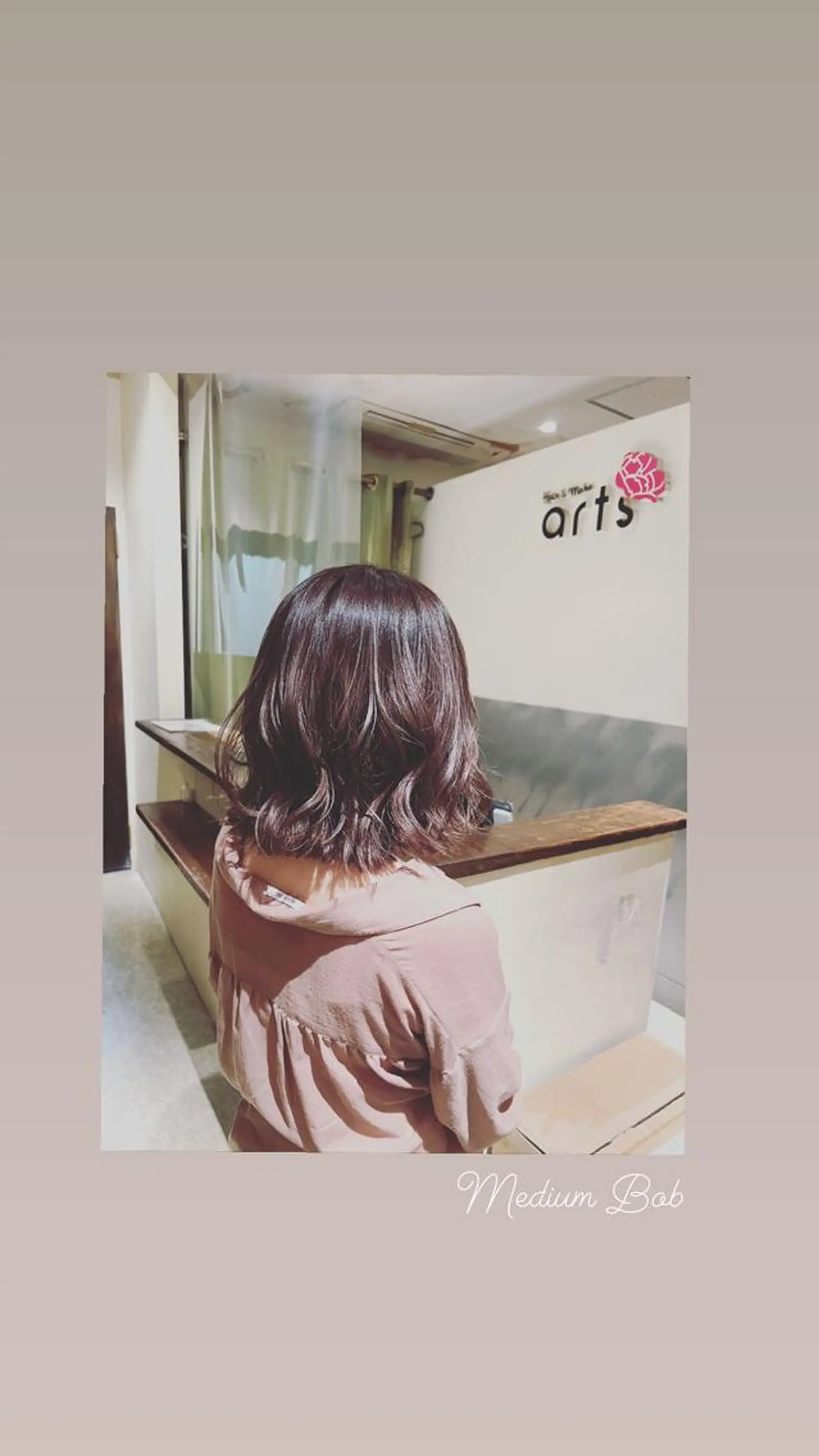 ミディアム カット パーマ トリートメント ハイライト/インナー /ブリーチ/レイヤーのヘアスタイル