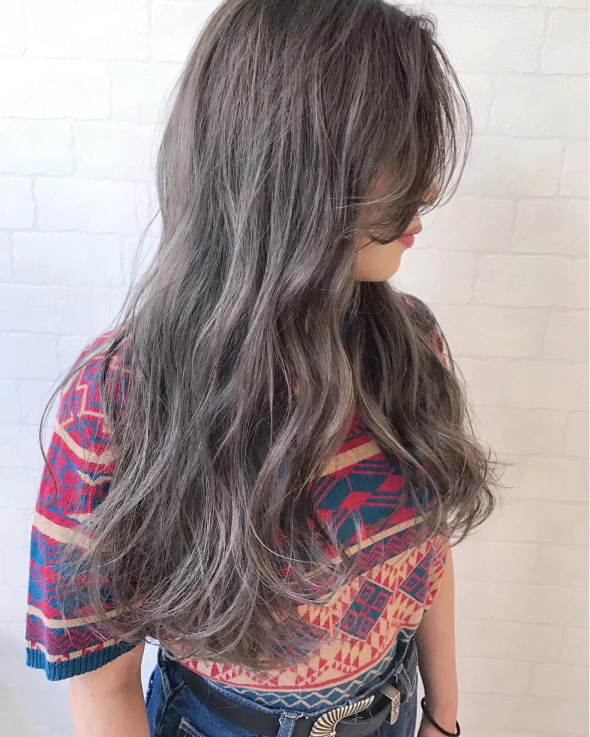 ロング カラー ヘアアレンジ ヘアカラー WATARU🔥／ 外国人風ハイライトのヘアスタイル