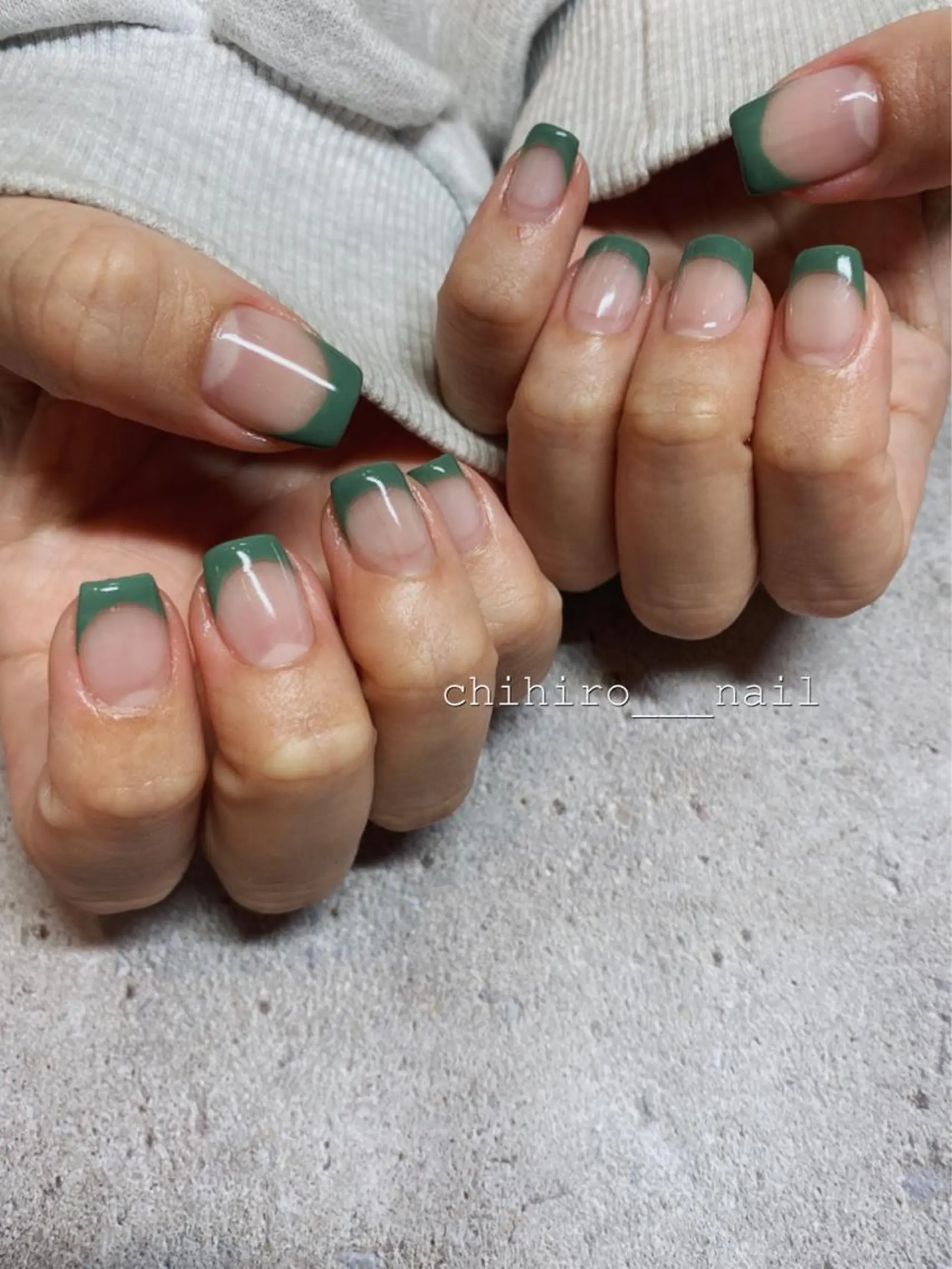ショート カラー ネイル アートネイル フレンチネイル ジェルネイル マグネットネイル ニュアンスネイル ハンドネイル beauty salon ma'am所属・chihiro 小路ネイルのネイルデザイン