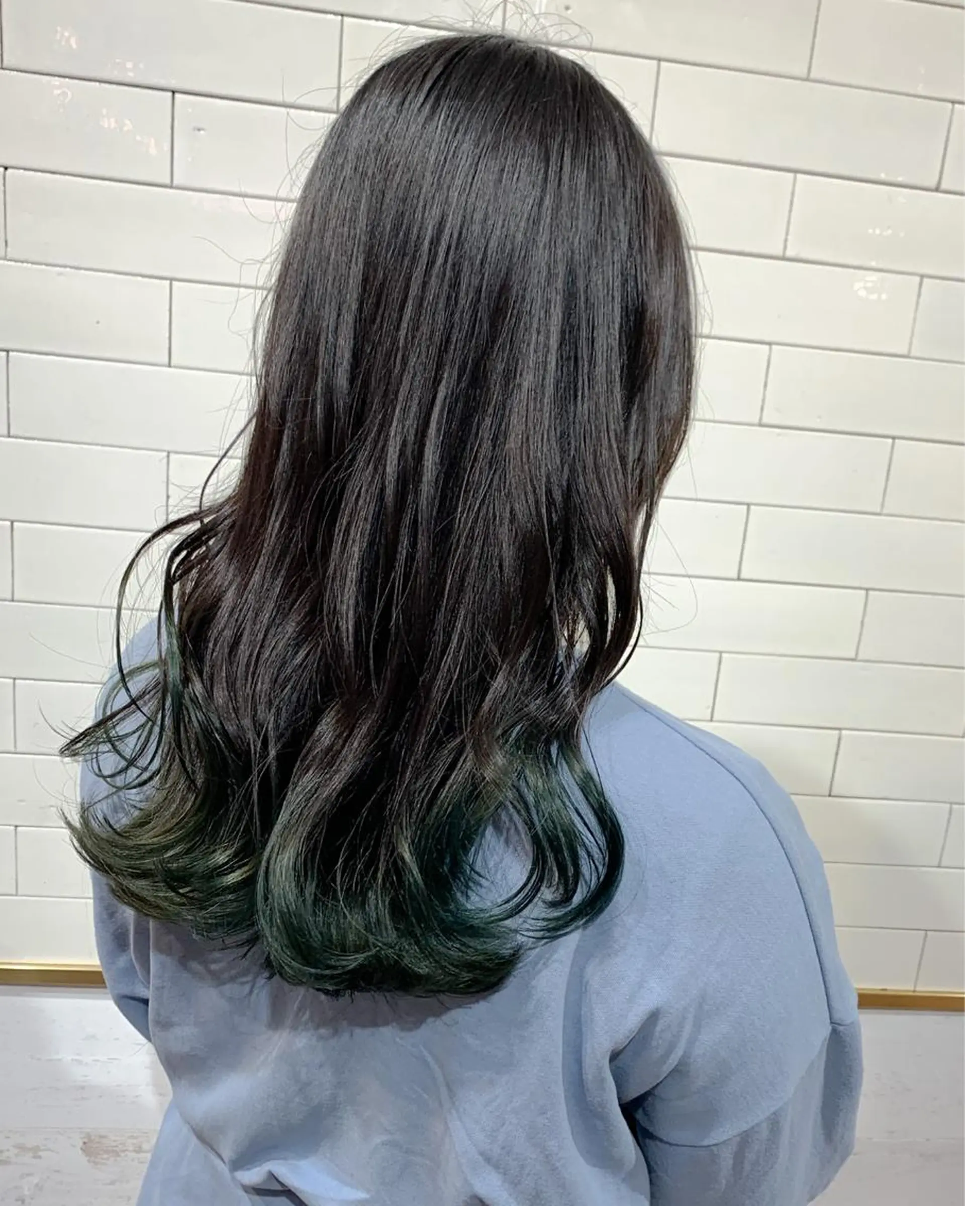 ロング カラー ヘアアレンジ ブリーチ ケアブリーチ グラデーションカラー 🦋レイヤーカット ミドリカワ🦋のヘアスタイル