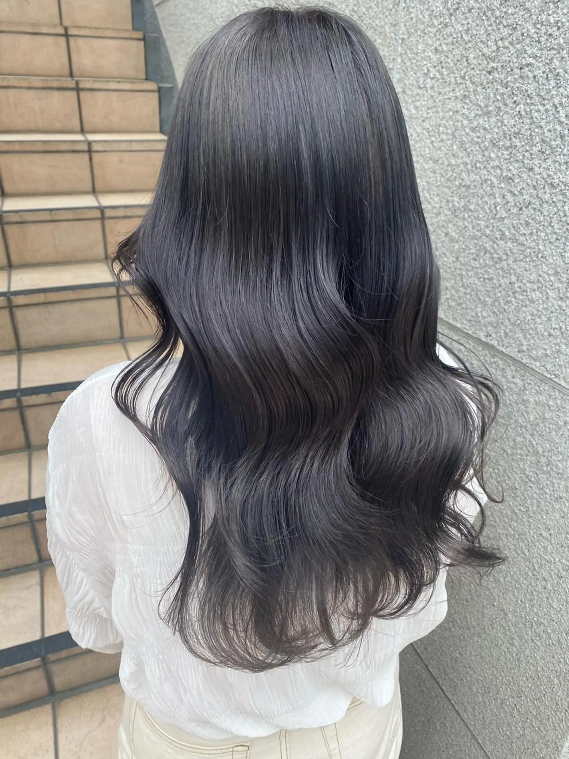 セミロング カラー Wisteria所属・美髪特化✨ 伊織✨縮毛矯正✨のヘアスタイル