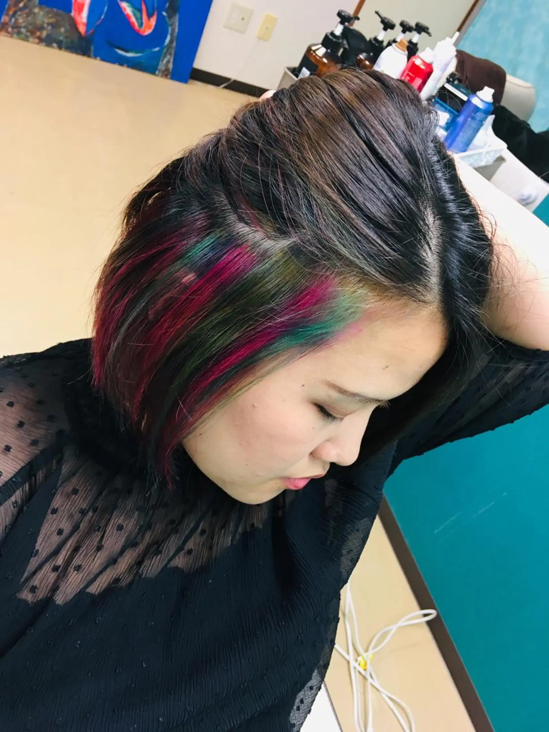 ミディアム 山本 雷のヘアスタイル