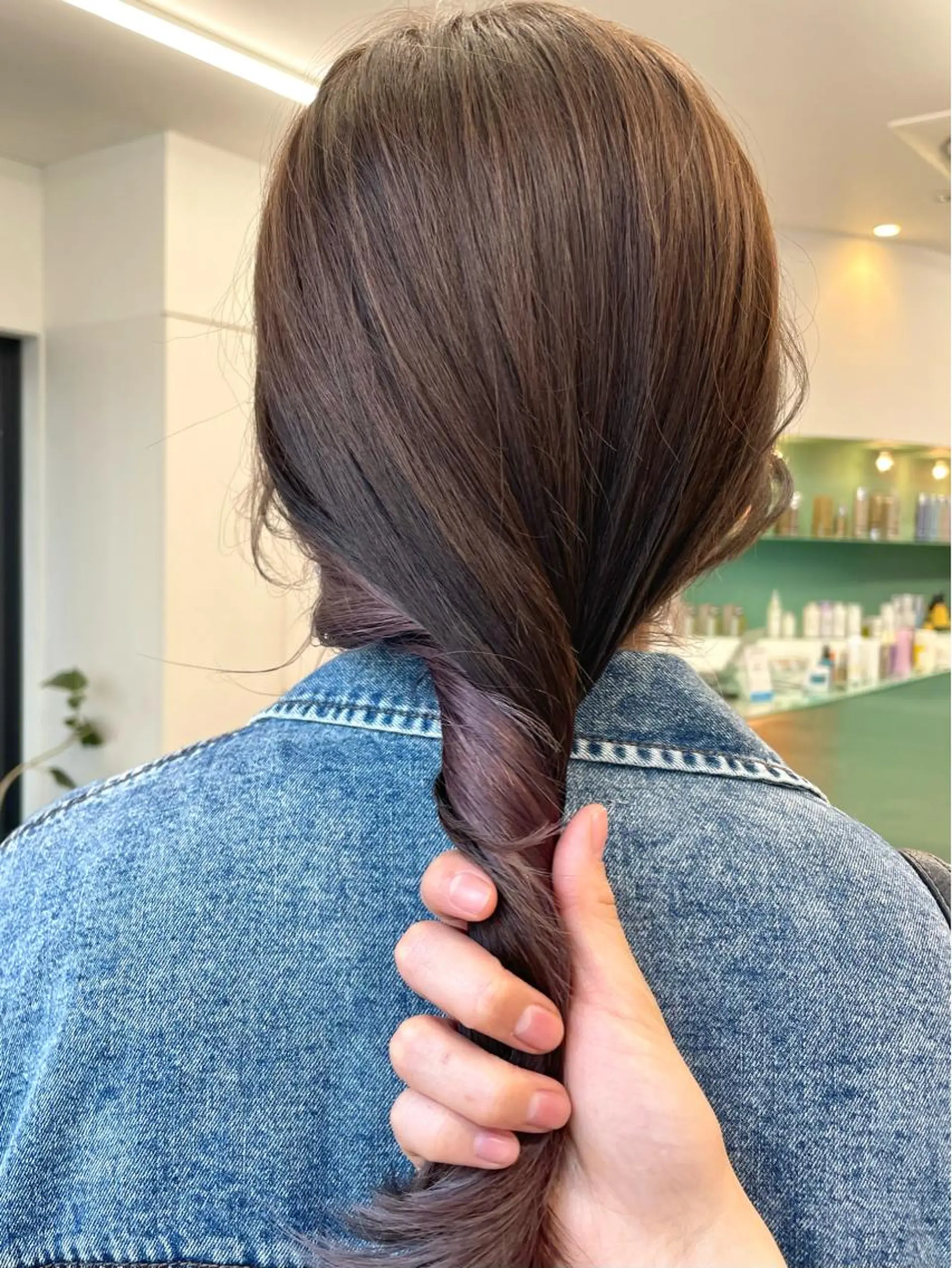 ミディアム カラー インナーカラー pole所属・【pole】 minaのヘアスタイル