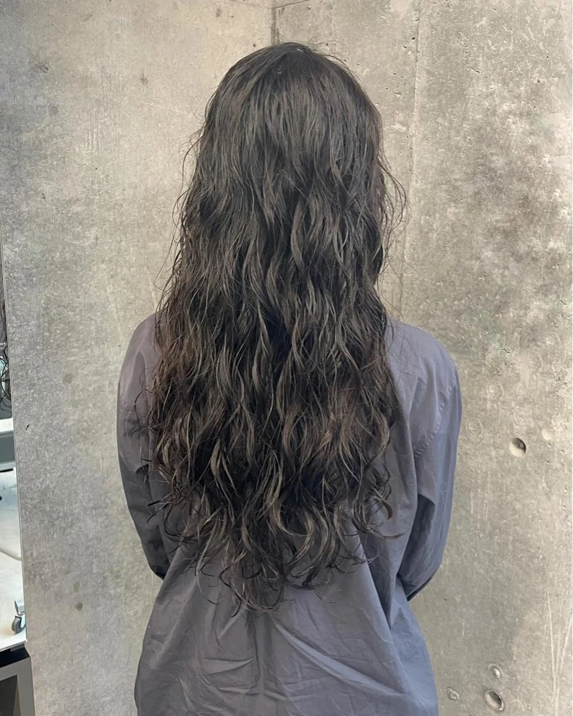 セミロング パーマ カット パーマ トリートメント 佐伯 和佳のヘアスタイル