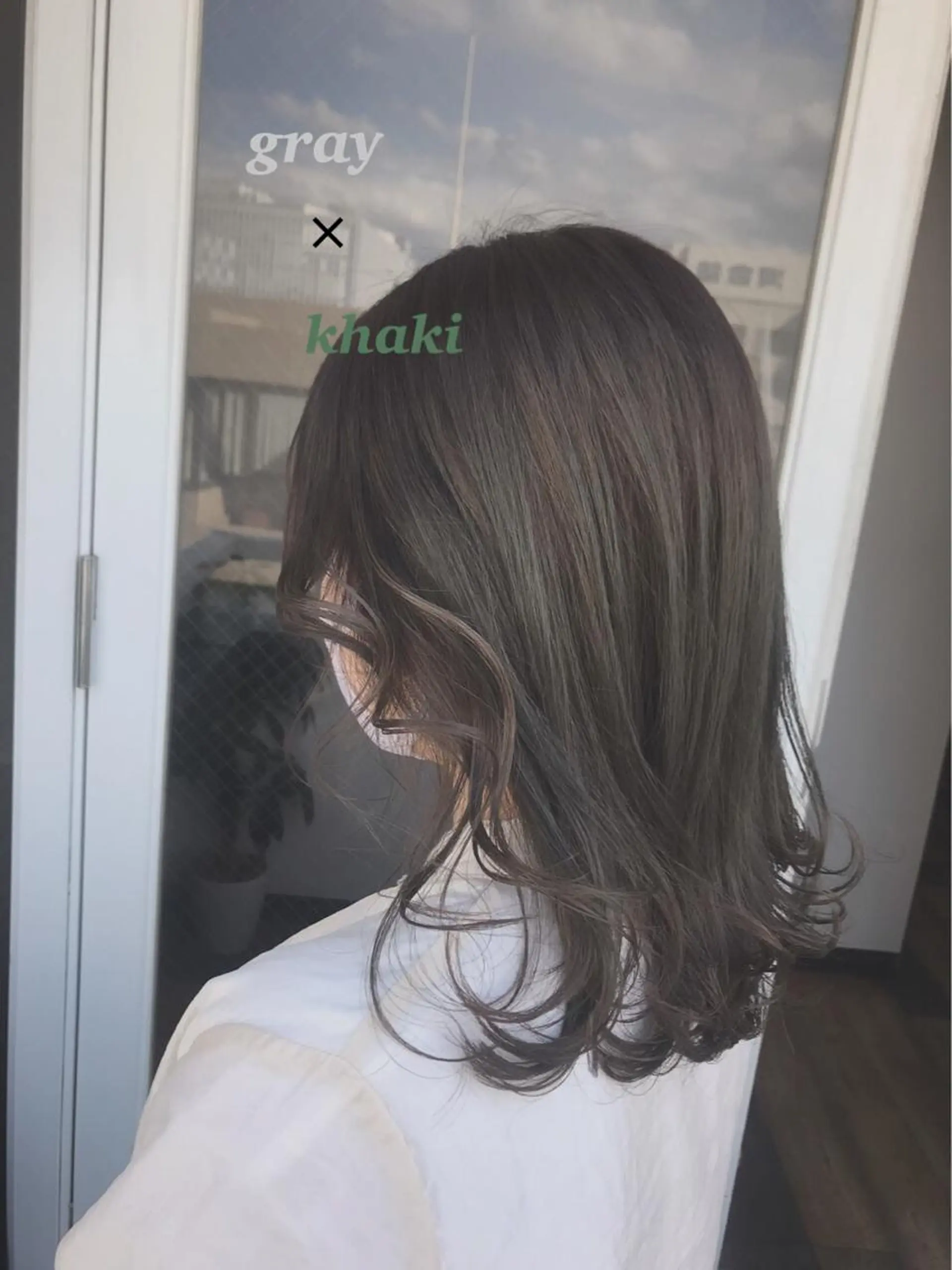 セミロング カラー ヘアアレンジ topstylist 芳賀みなみのヘアスタイル