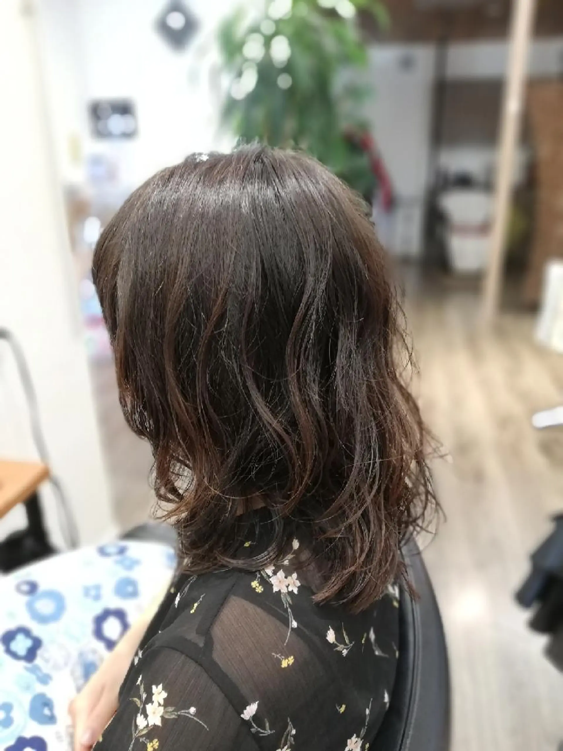 ミディアム パーマ 北林 弘展のヘアスタイル