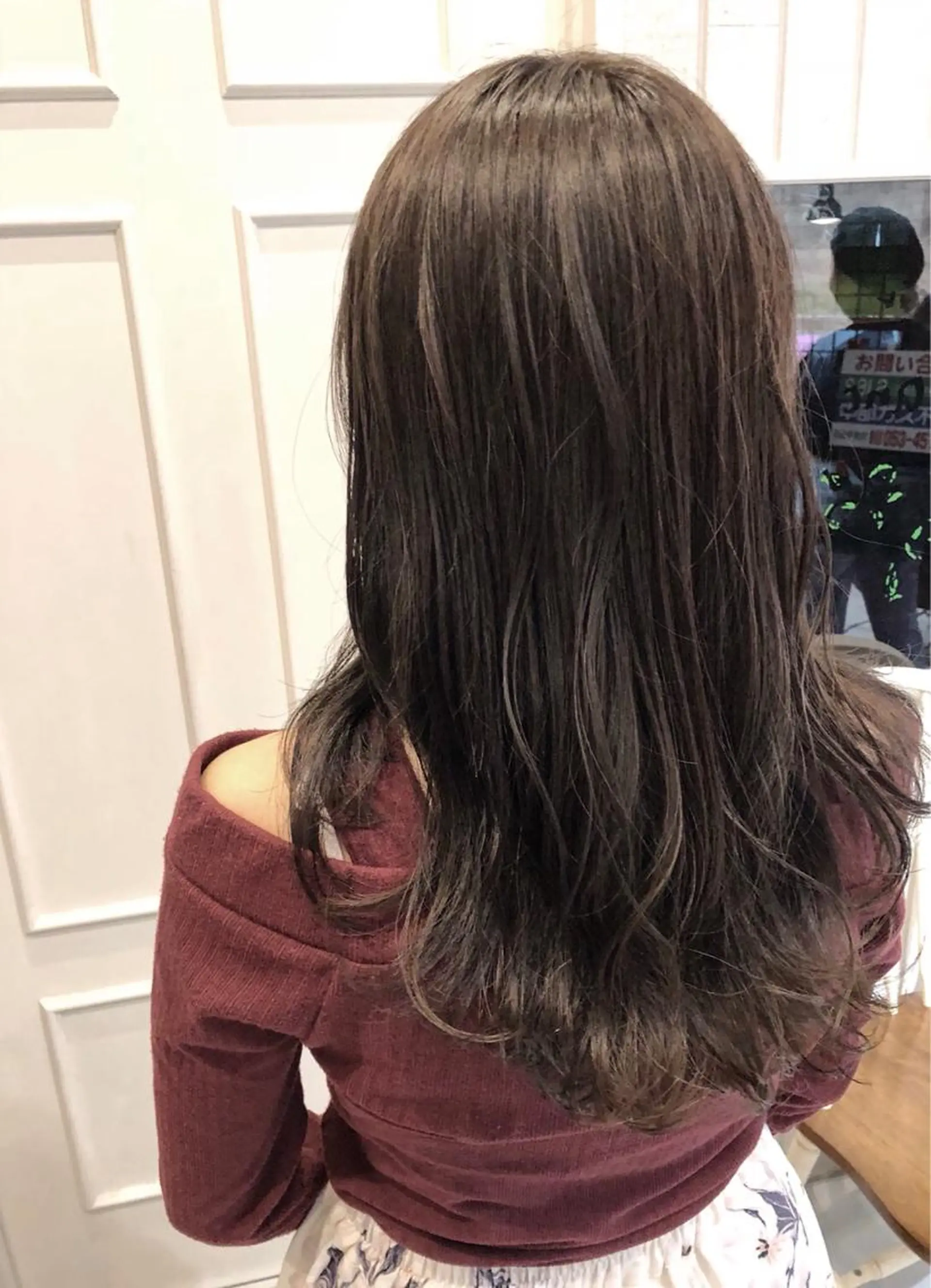 セミロング カラー アッシュ 🫟Blanco🫟 Color&Careのヘアスタイル