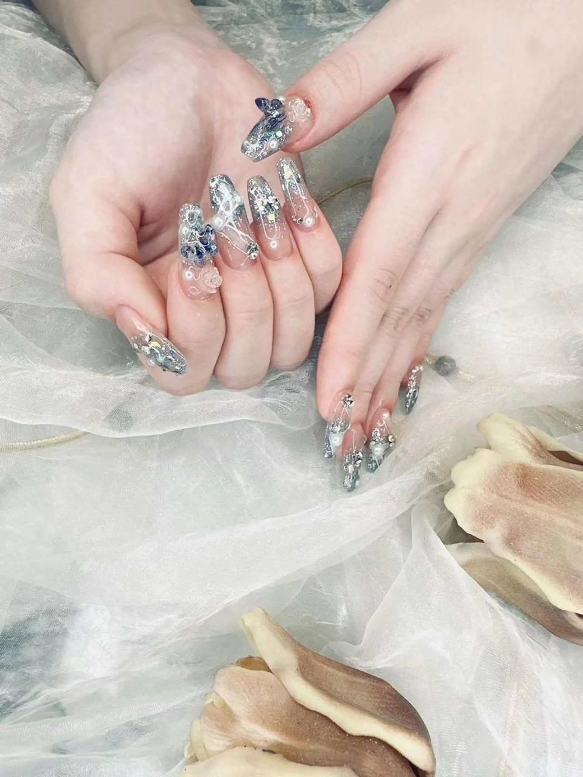 ネイル キラキラネイル ラメ(グリッター) Babarla Nailのネイルデザイン