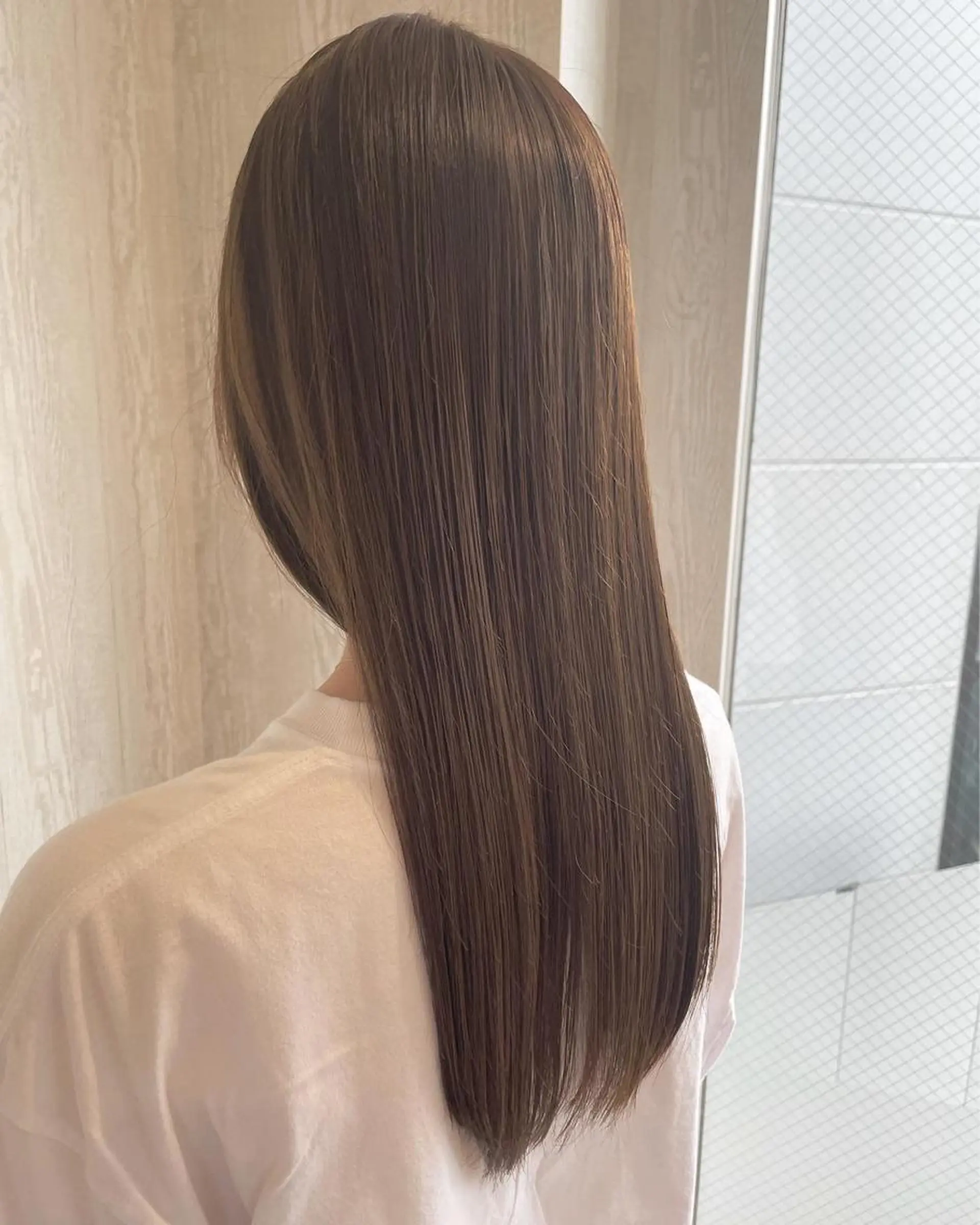 ロング カラー アッシュ ケアカラー 透明感カラー 外国人風カラー レイヤーカット ヘアカラー トリートメント 河合秀明/ショート /ボブ/レイヤーのヘアスタイル