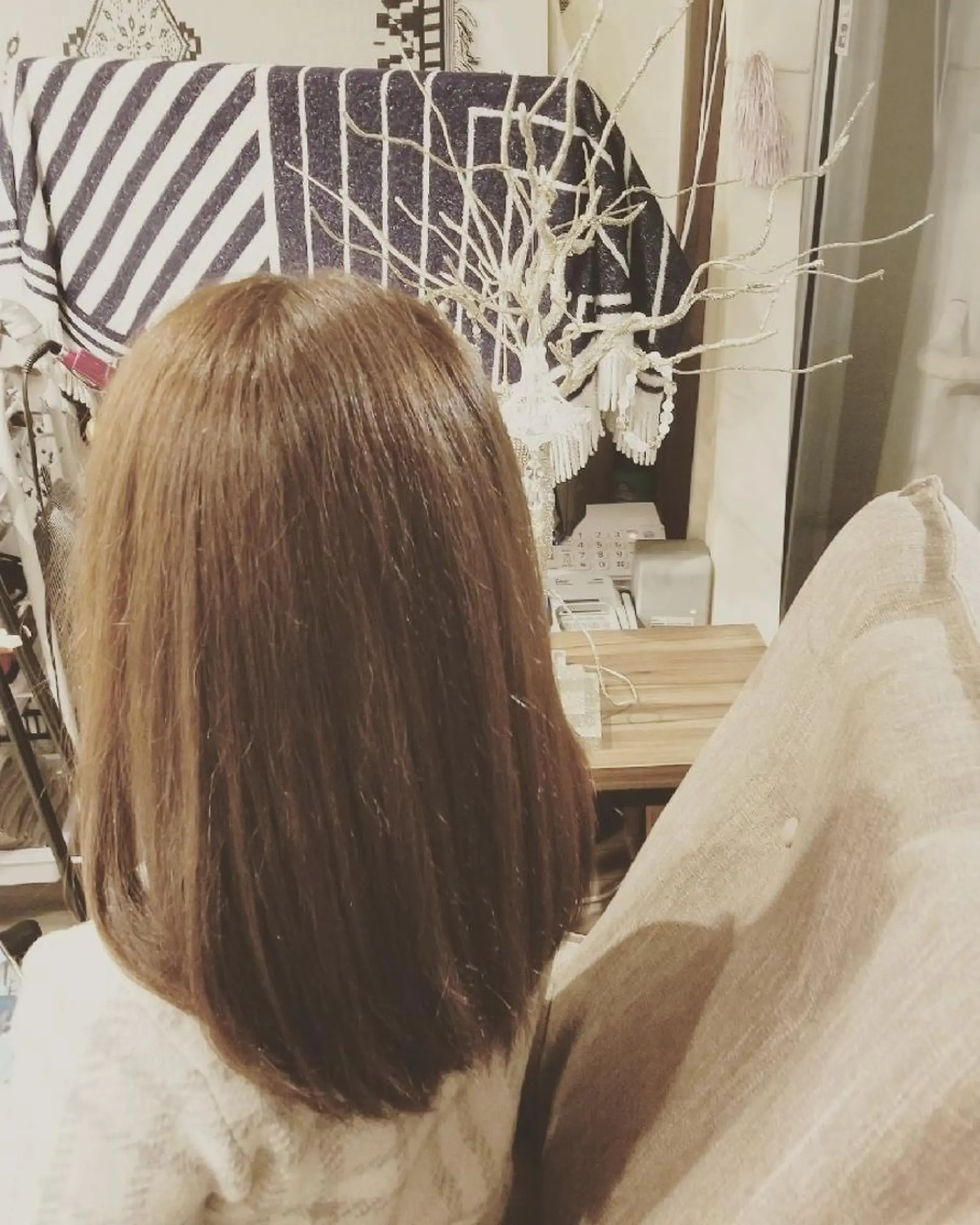 ロング カラー アディクシーカラー バレイヤージュ イルミナカラー 外国人風カラー レイヤーカット spa hair  ark 富井直美のヘアスタイル