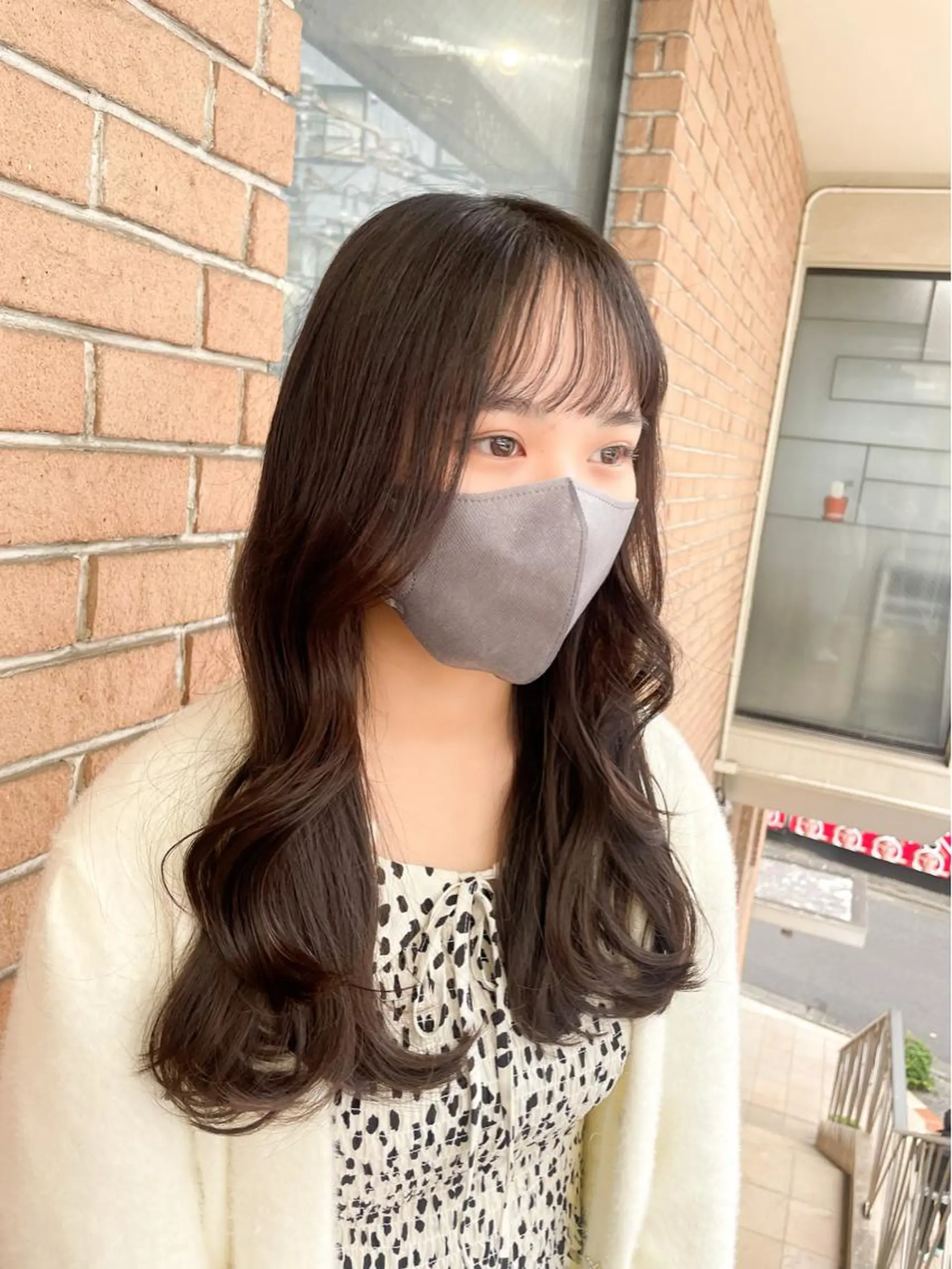 ミディアム カラー ケアカラー ボブヘアカット Rikapi❤️のヘアスタイル