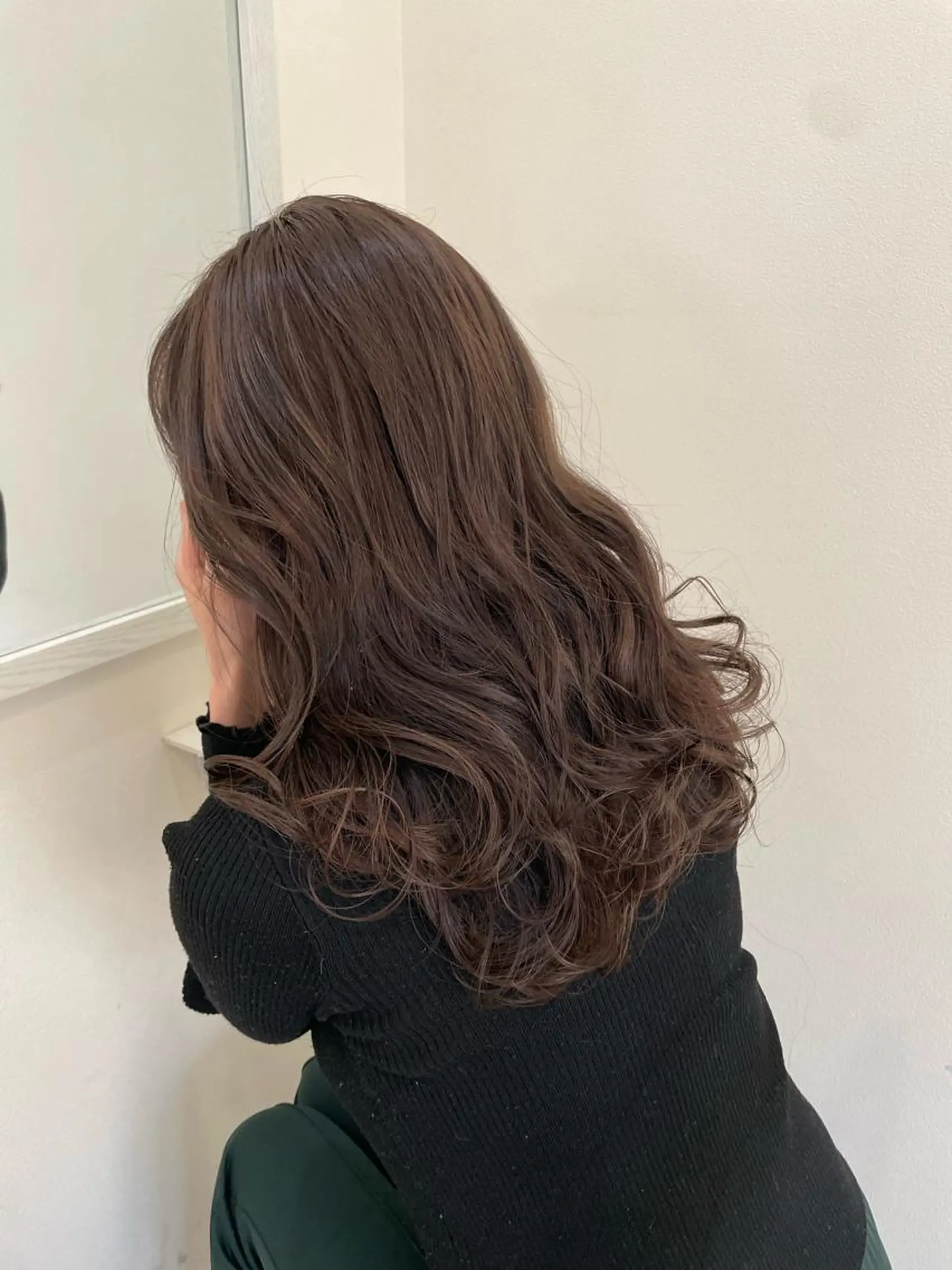 セミロング カラー ヘアアレンジ ブラウンカラー 透明感カラー ココアブラウン ヘアカラー トリートメント ヘアセット 髪質改善特化 🫧松野力也のヘアスタイル