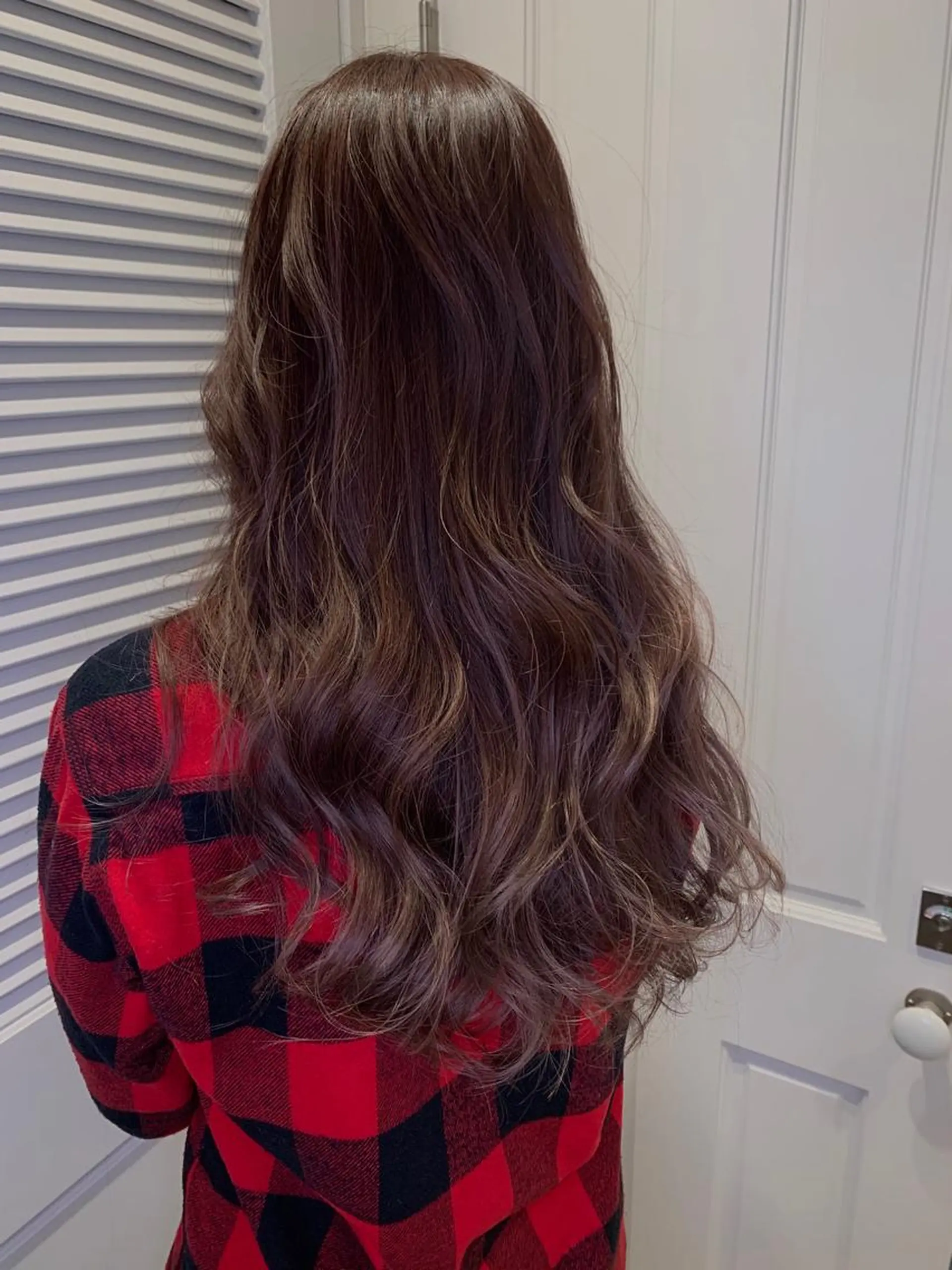 セミロング アッシュ ヘアカラー トリートメント 渋谷ハイトーン/ デザインカラー阿部のヘアスタイル