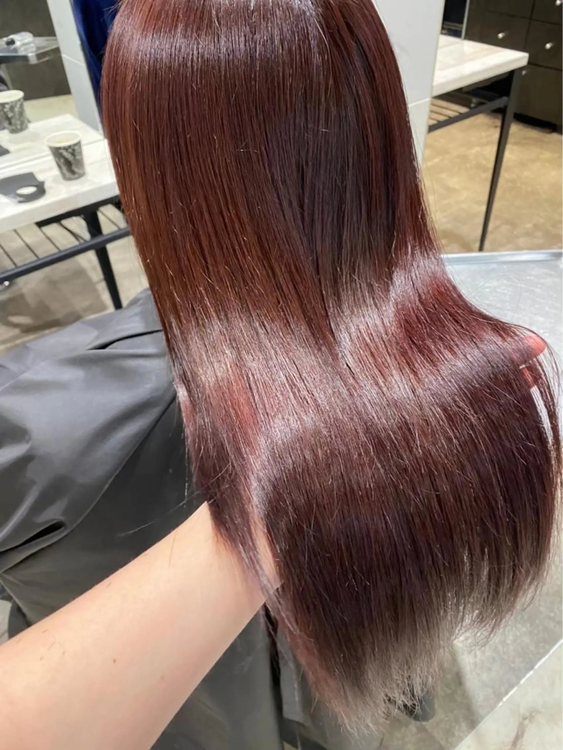 セミロング カラー 増子 祐太朗のヘアスタイル